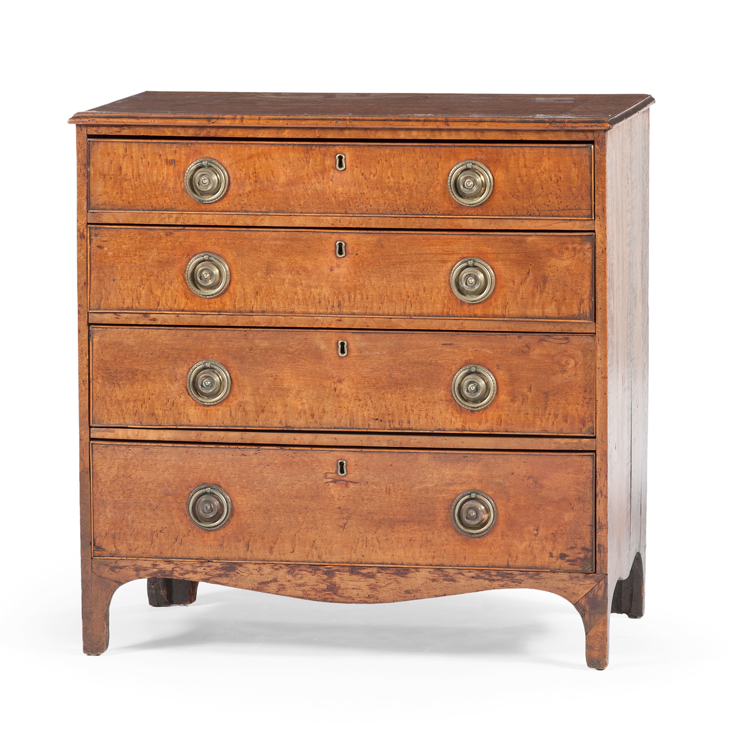 Antique Burled Walnut Chest Of Drawers Burled Walnut Chest of Drawers Cowan's Auction House The