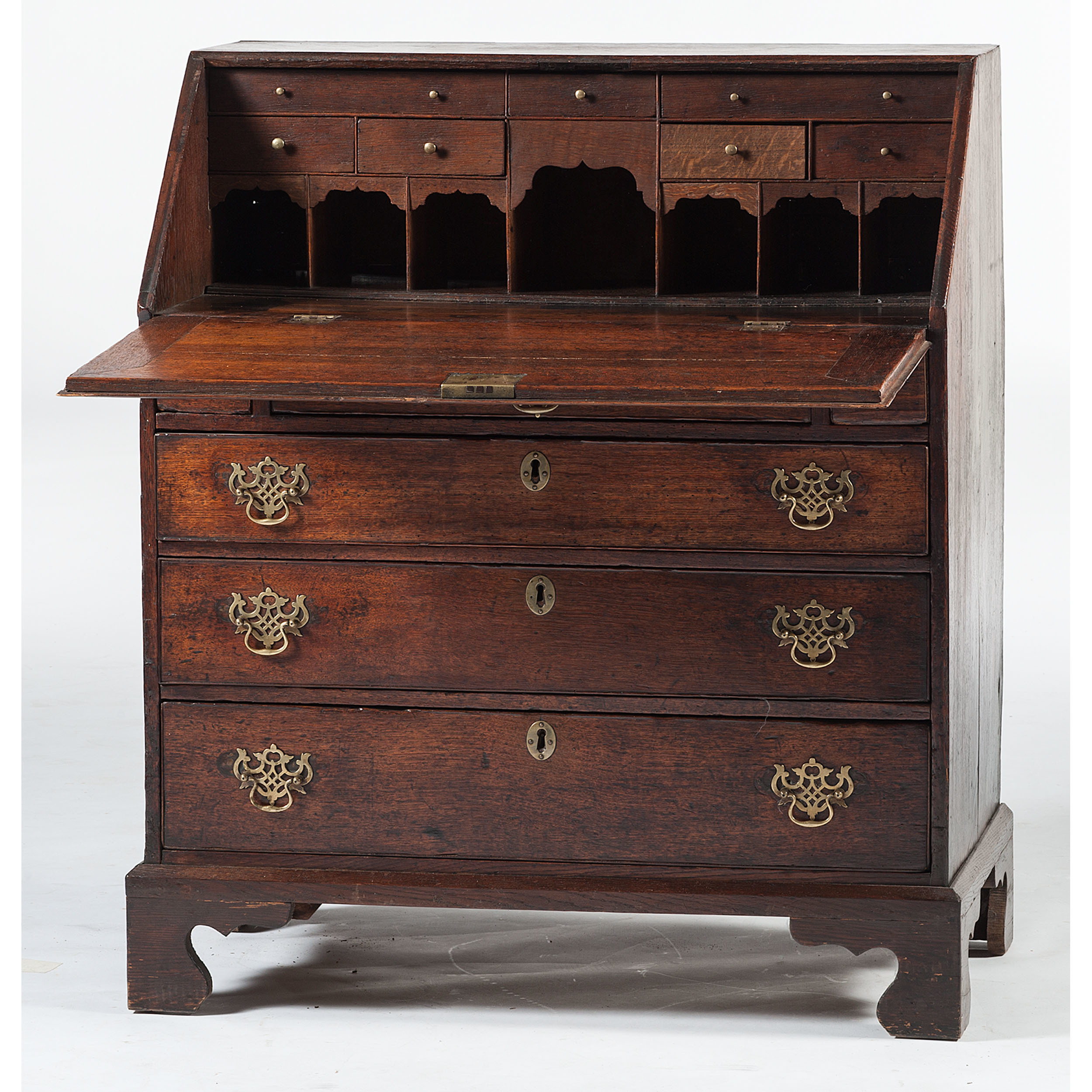 English Chippendale Slant Front Desk Cowan's Auction