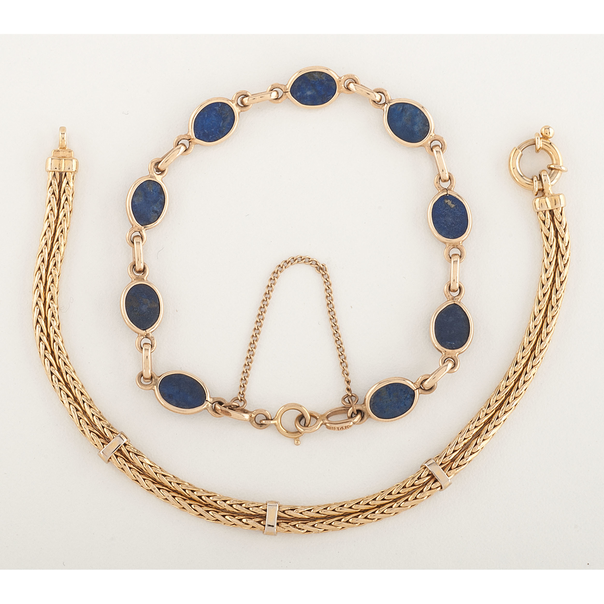 14 Karat Gold Bracelets, Lot of Two Cowan's Auction House The