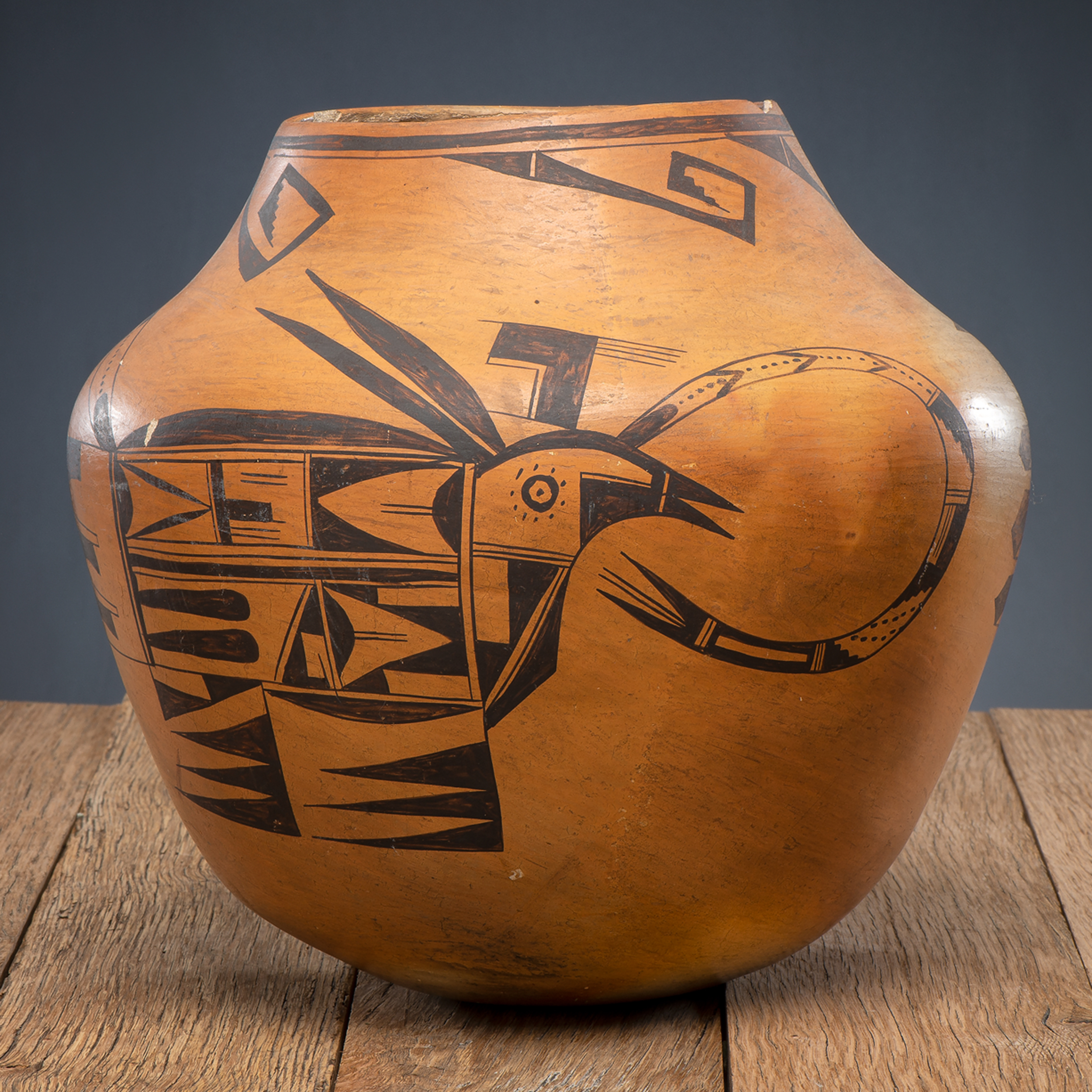 Nampeyo of Hano (Hopi, 18591942) Attributed, Pictorial Pottery Jar