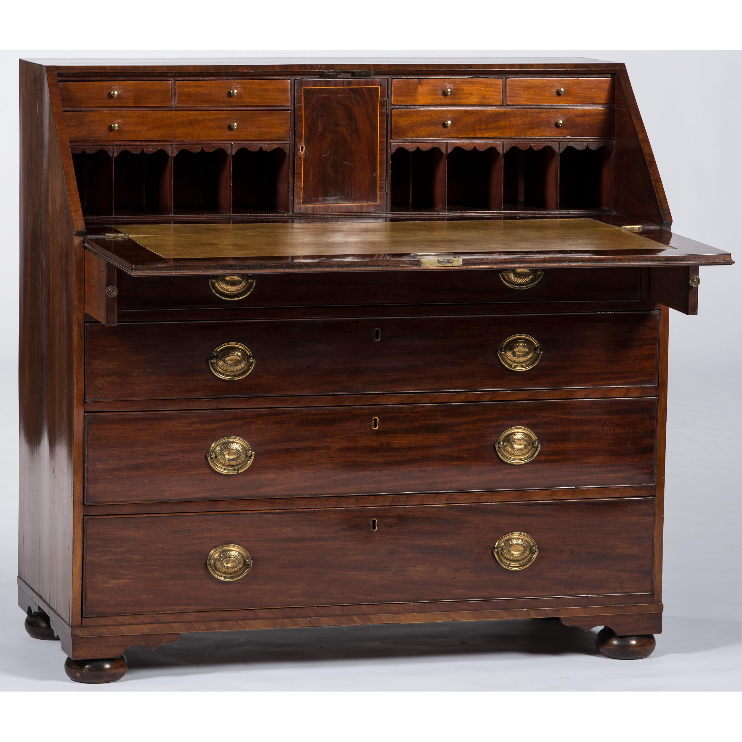 English Hepplewhite Slant Front Desk Cowan's Auction