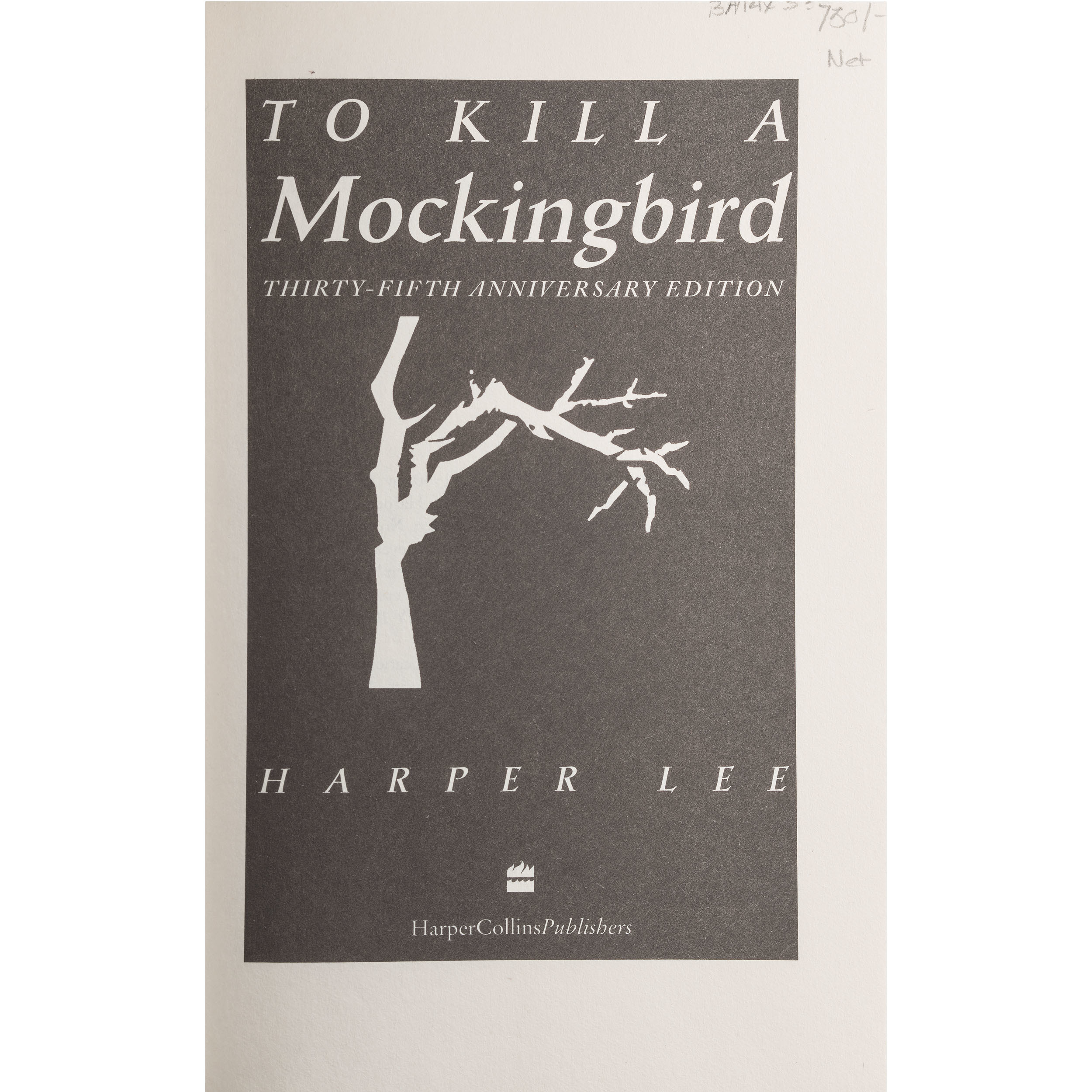 [Literature Signed] To Kill a Mockingbird Signed by Harper Lee