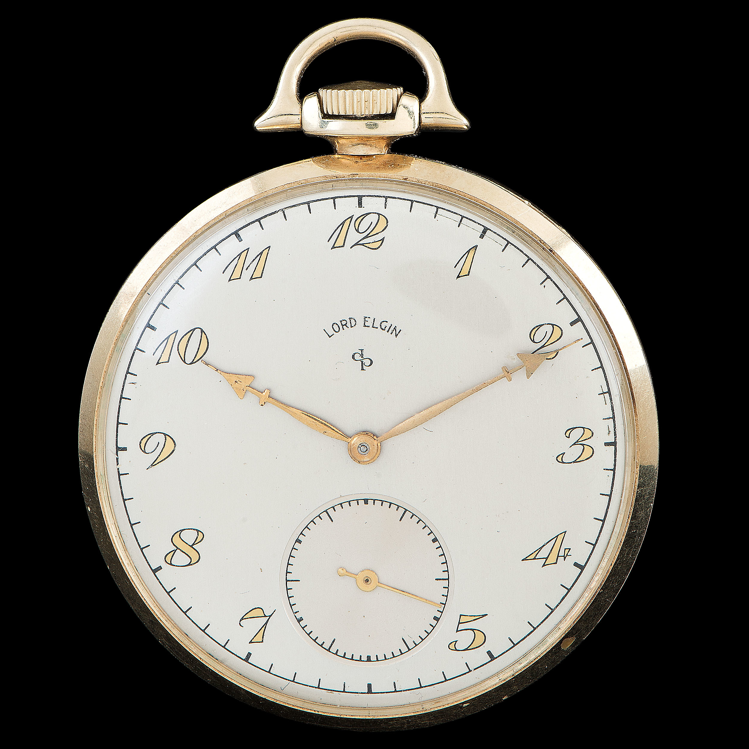 Elgin 14k Gold Presentation Pocket Watch Cowan's Auction