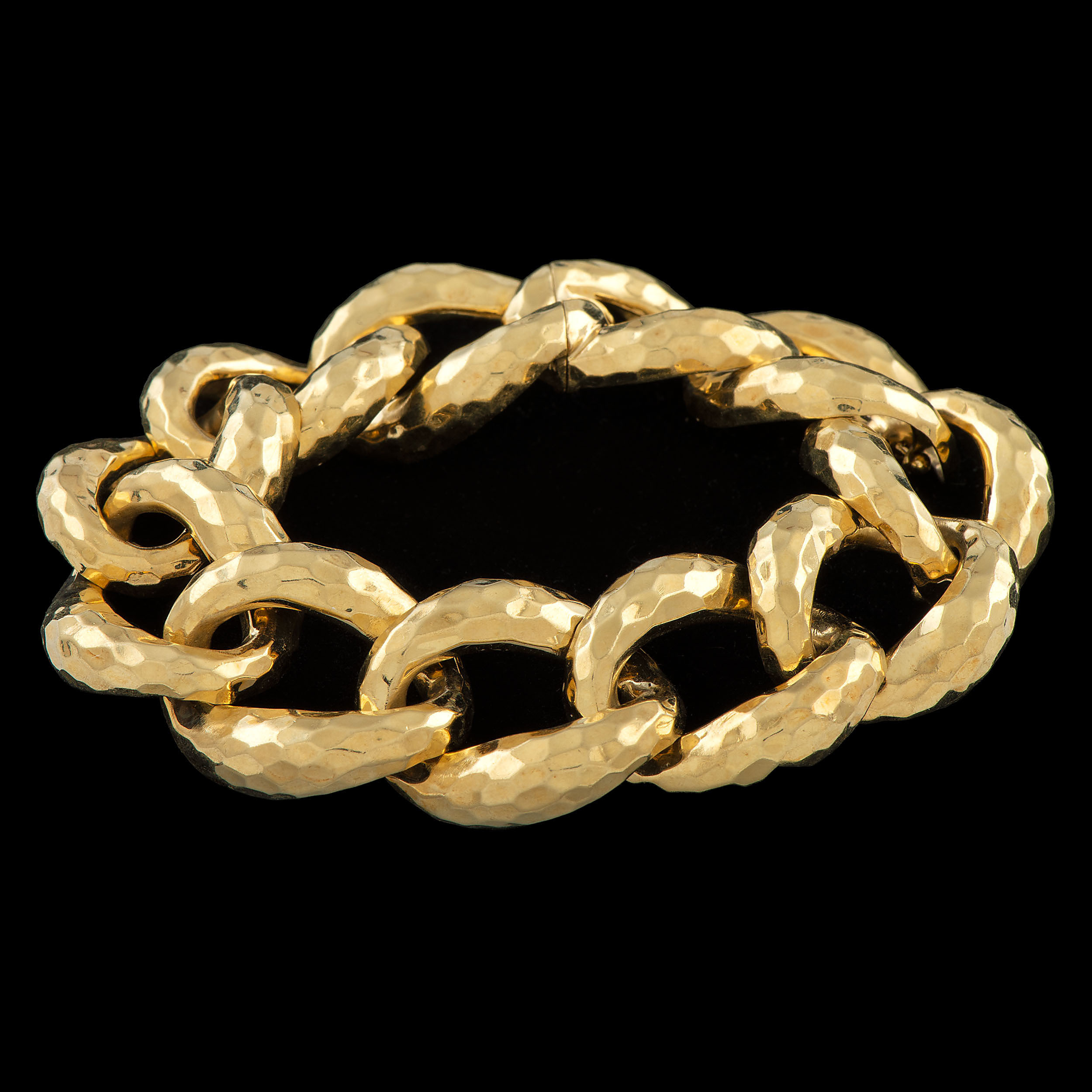 Henry Dunay 18k Gold Link Bracelet Cowan's Auction House The Midwest