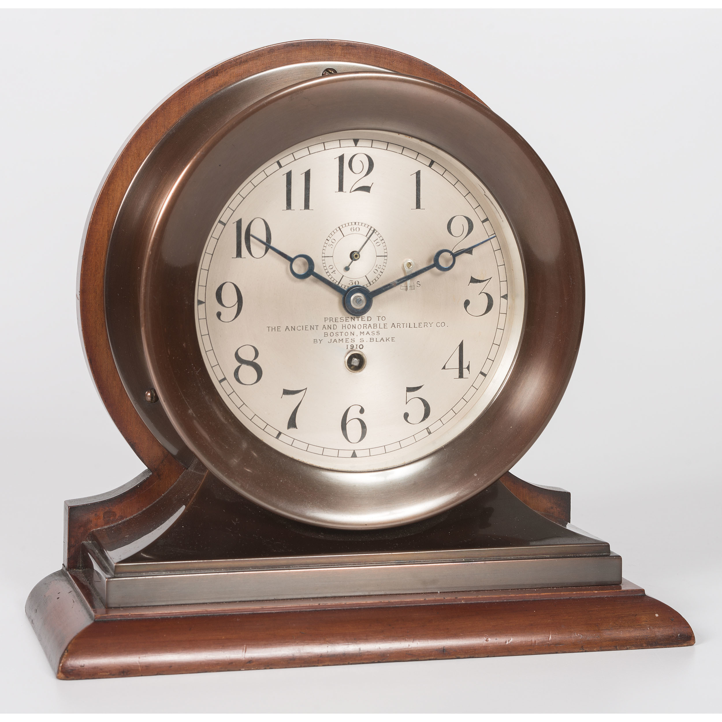 A Presentation Ships Bell Clock Barnebys