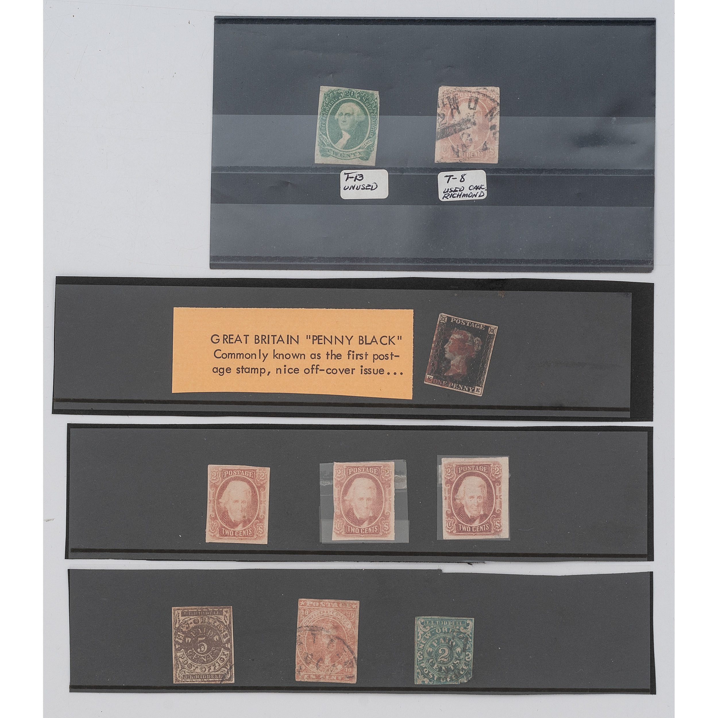 [PHILATELY]. Large lot of philatelic items, most 19th century