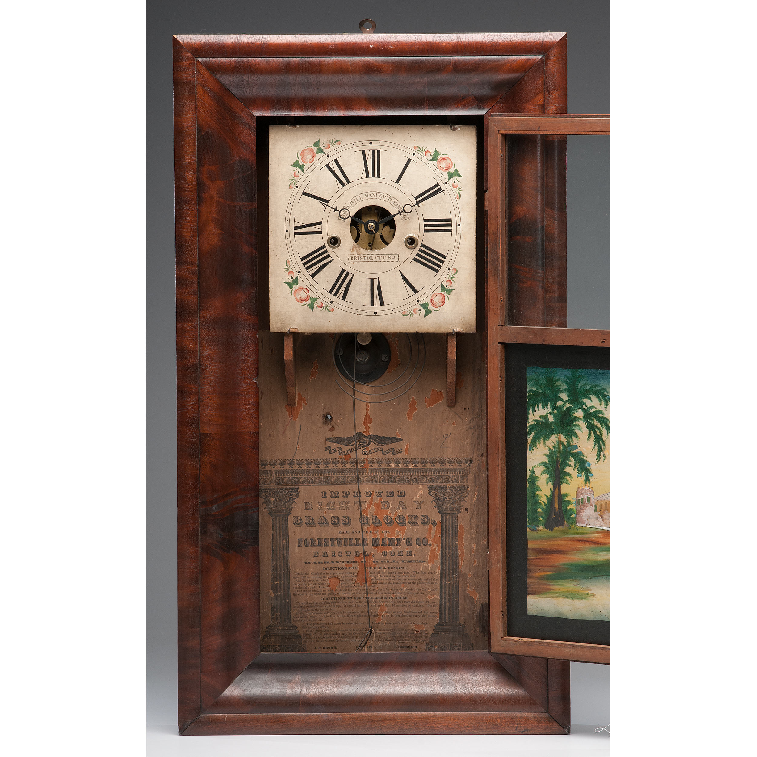 Forestville Manufacturing Co. Ogee Shelf Clock Cowan's
