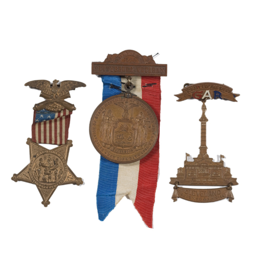 50th Anniversary of Gettysburg GAR Medals, 35th National & Member GAR