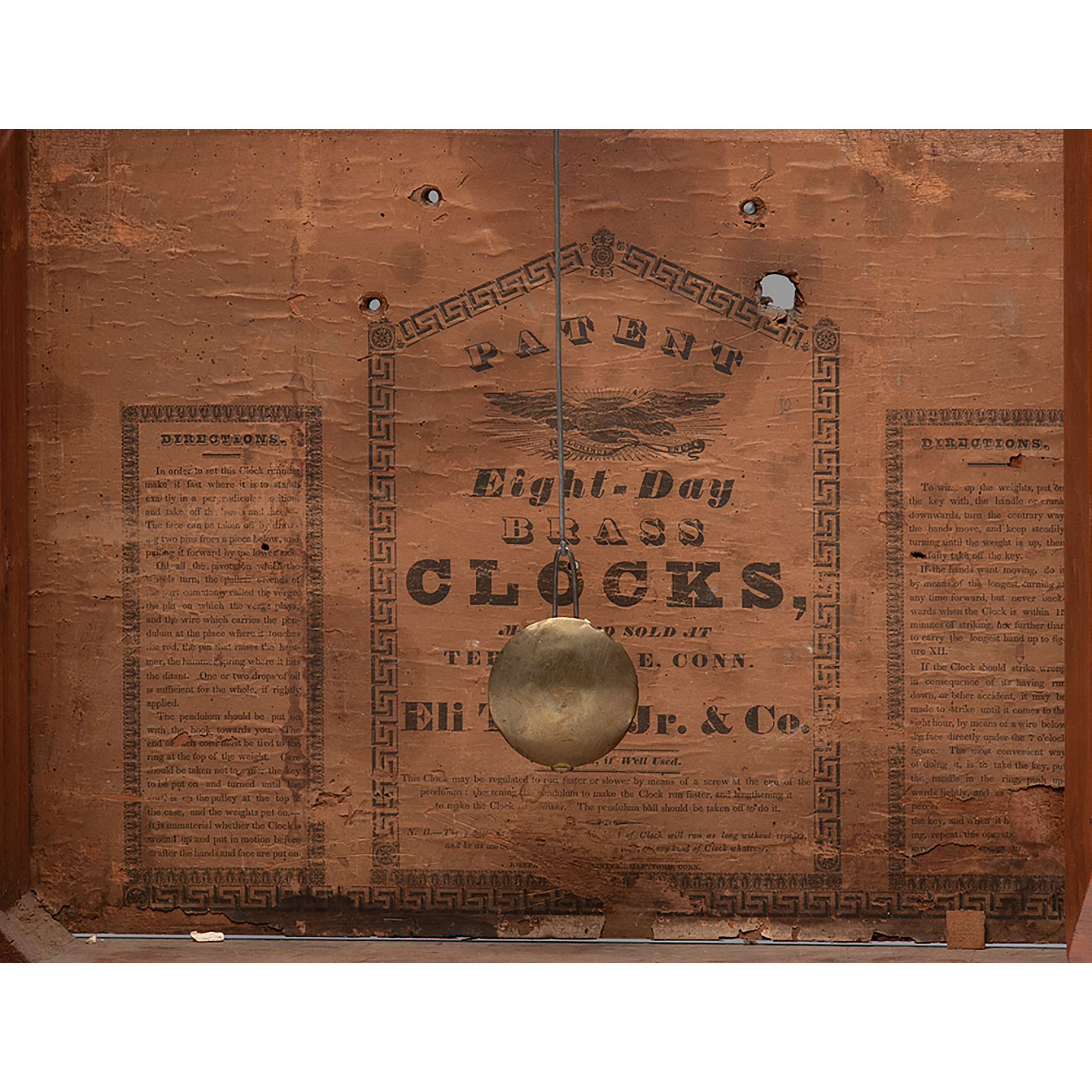 Eli Terry Jr. & Co. Shelf Clock Cowan's Auction House