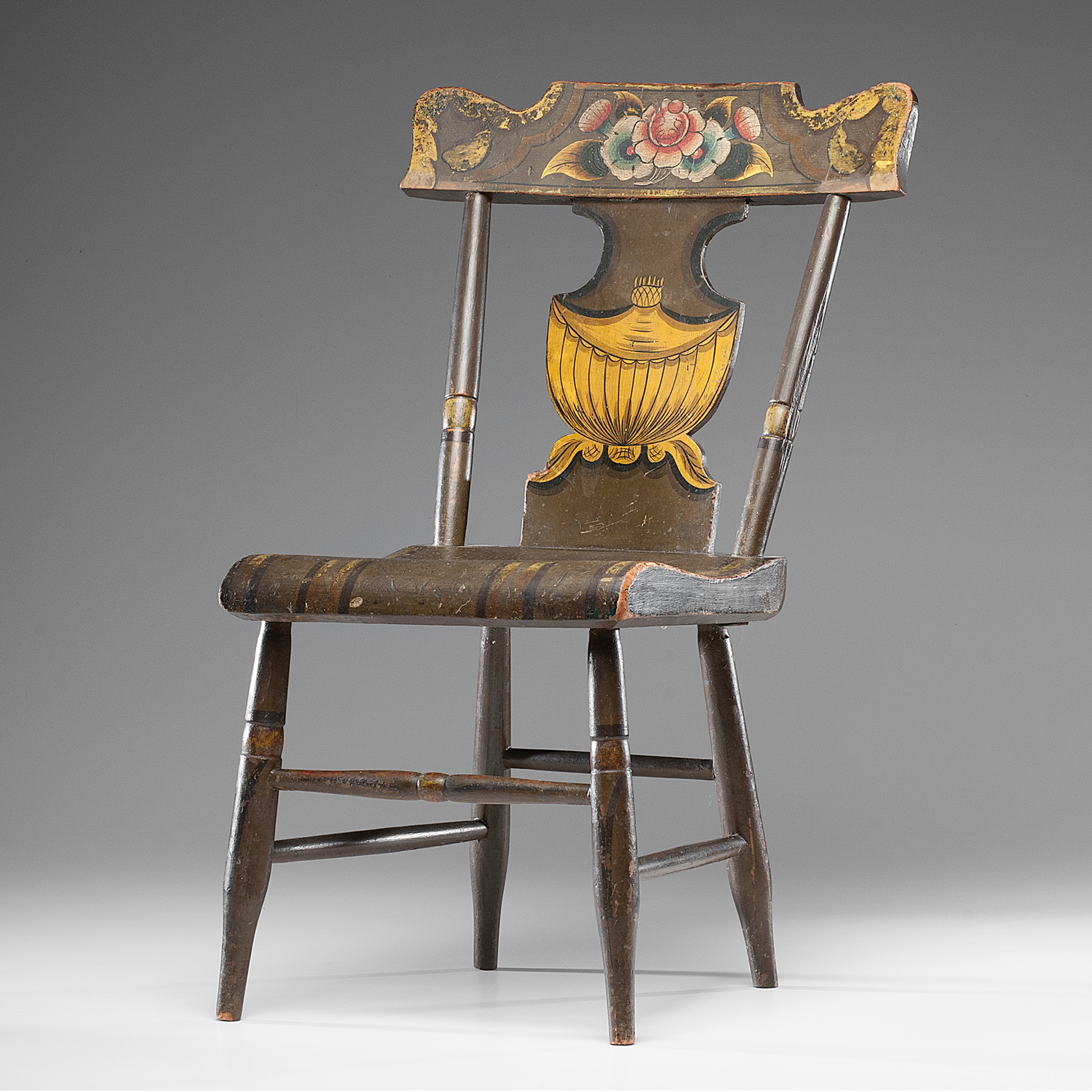 PaintDecorated Child's Fancy Chair Cowan's Auction House The