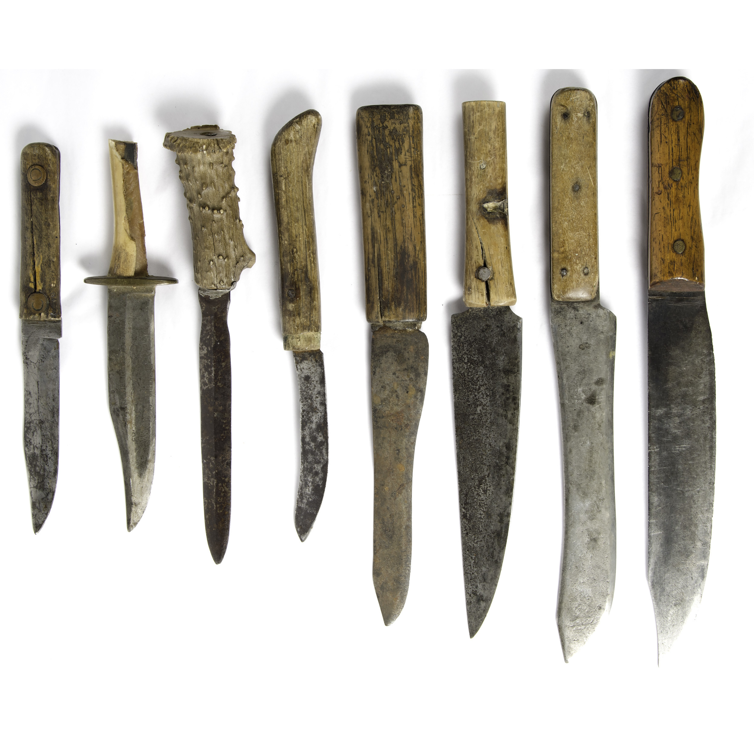 Indian Trade Knives Lot of Eight Cowan's Auction House The Midwest's