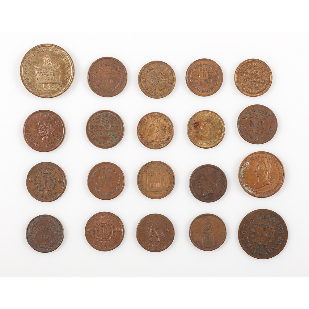 Civil WarEra Merchants' Tokens Cowan's Auction House The Midwest's