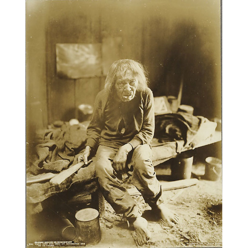 Darius Kinsey Photograph of the Oldest Indian in the Northwest