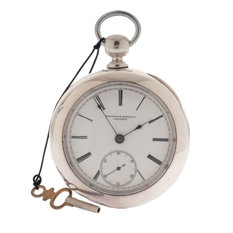 Rockford Watch Company OpenFace Pocket Watch Ca. 1876 auctions