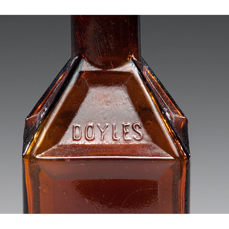 Doyles Bitters Bottle and Kentucky Glass Bottles Cowan's Auction