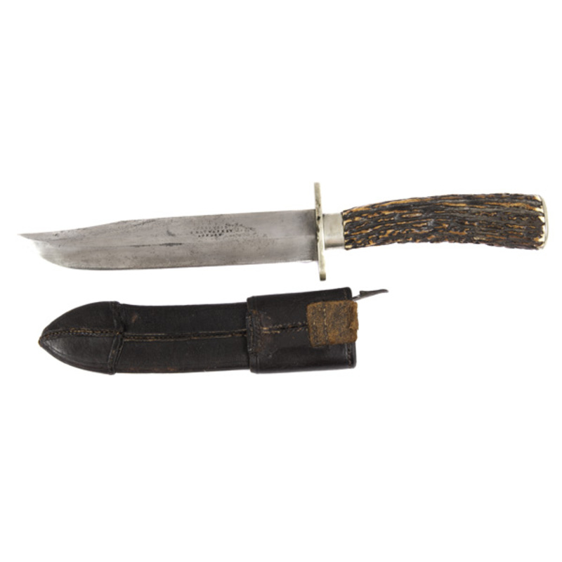 Stag Handled Bowie Knife by Underwood auctions & price archive