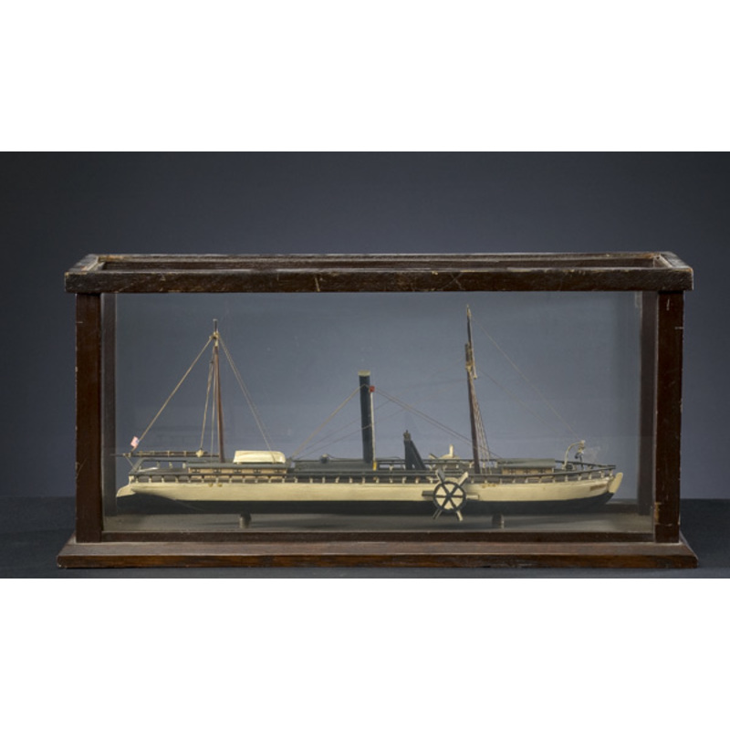 Cased Model of Robert Fulton's Passenger Vessel Clermont, auctions
