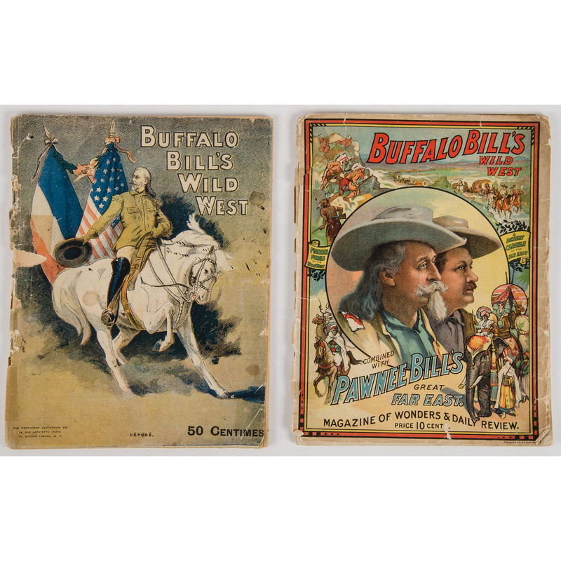 Buffalo Bill Wild West Programs for 1902, 1904, 1905, and