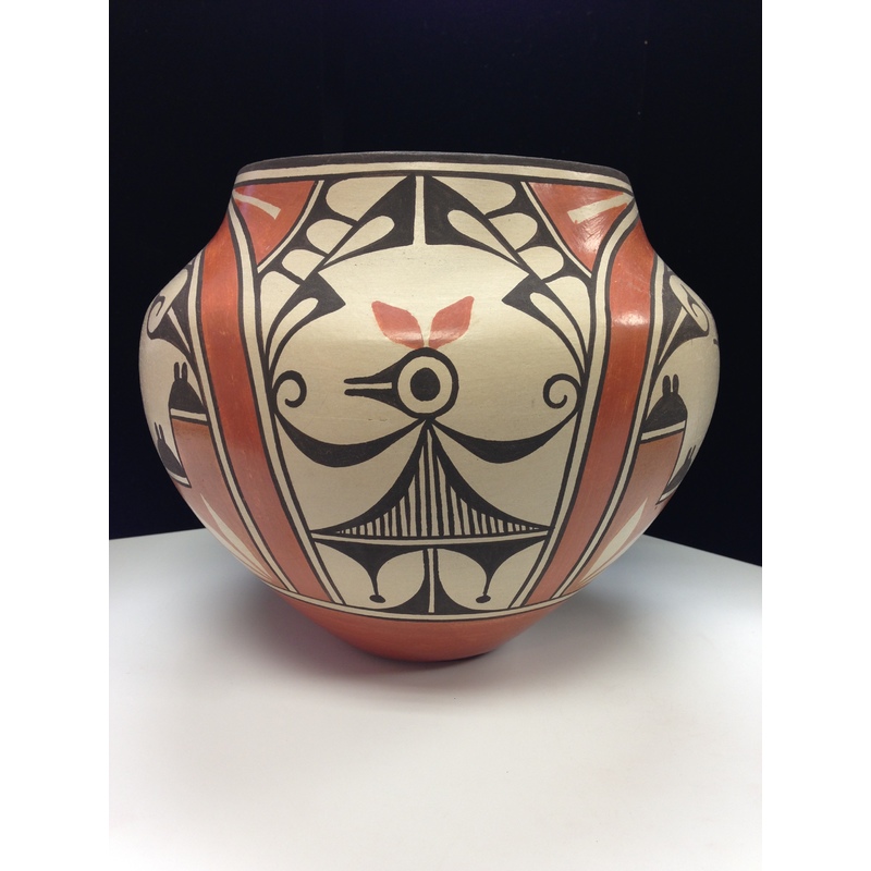 Lois Medina (Zia, b. 1959) Polychrome Pottery Jar Cowan's Auction
