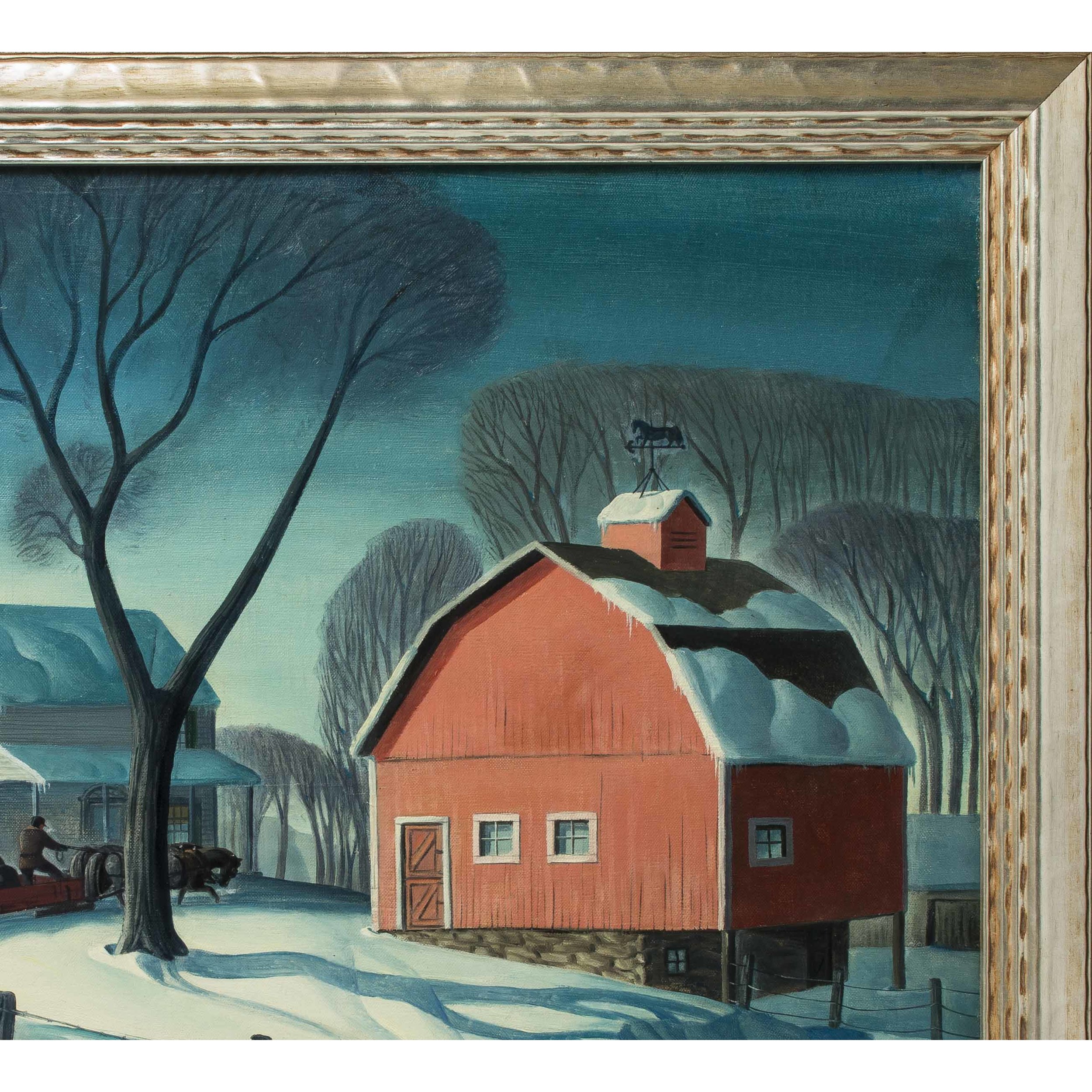 Dale Nichols (19041995) Painting, "December" Witherell's Auction House