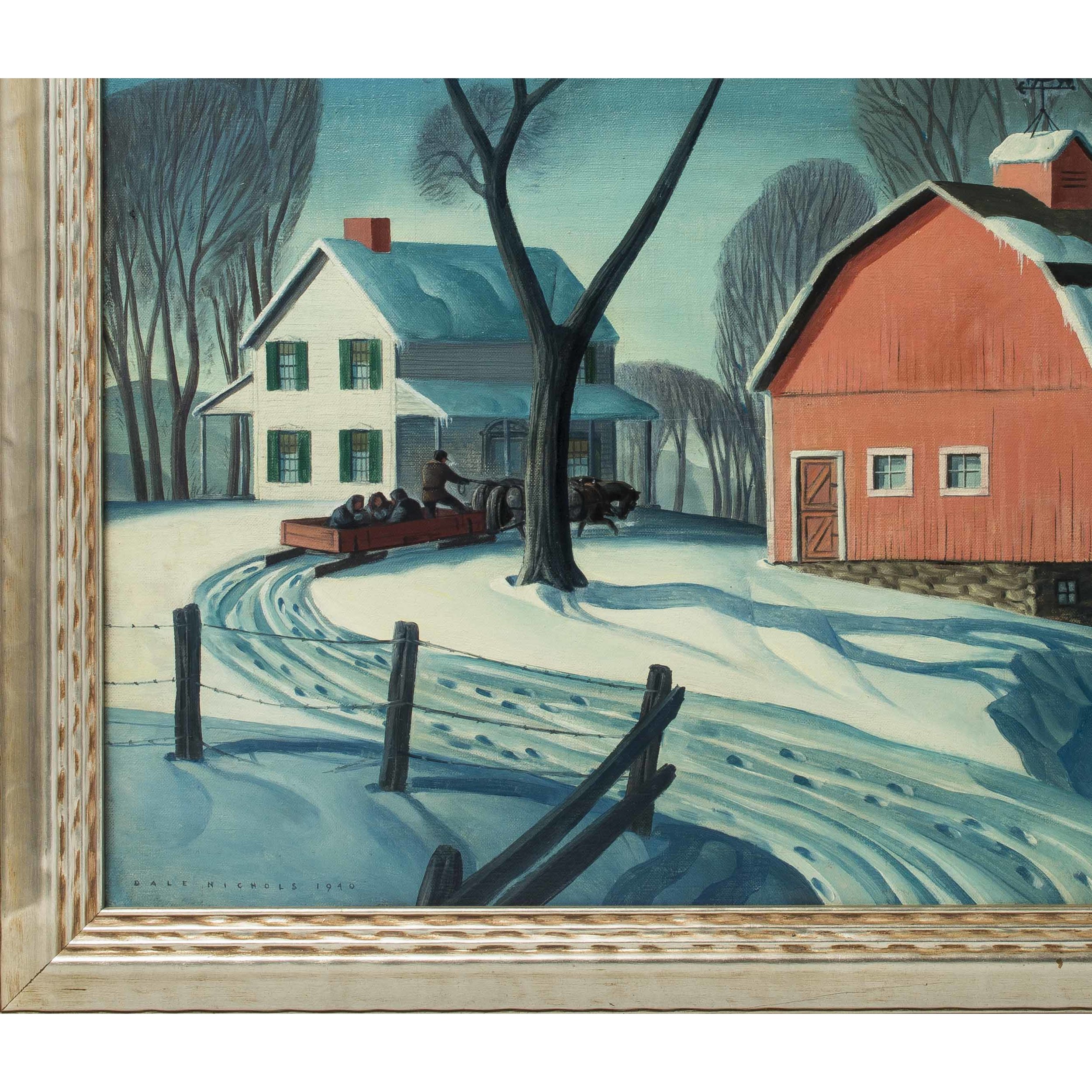 Dale Nichols (19041995) Painting, "December" Witherell's Auction House