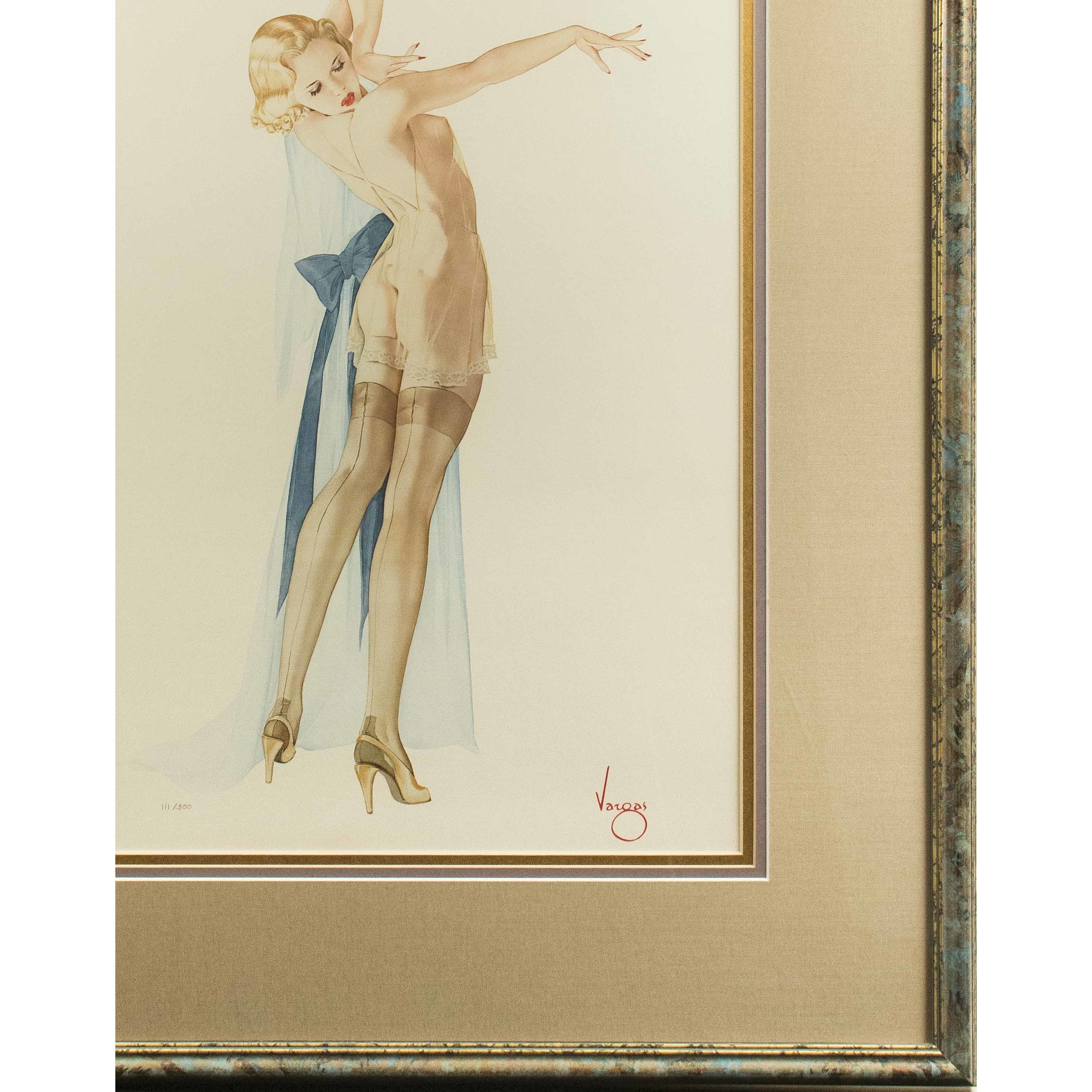 Alberto Vargas (18961982) Lithograph, "Seams Perfect" Witherell's