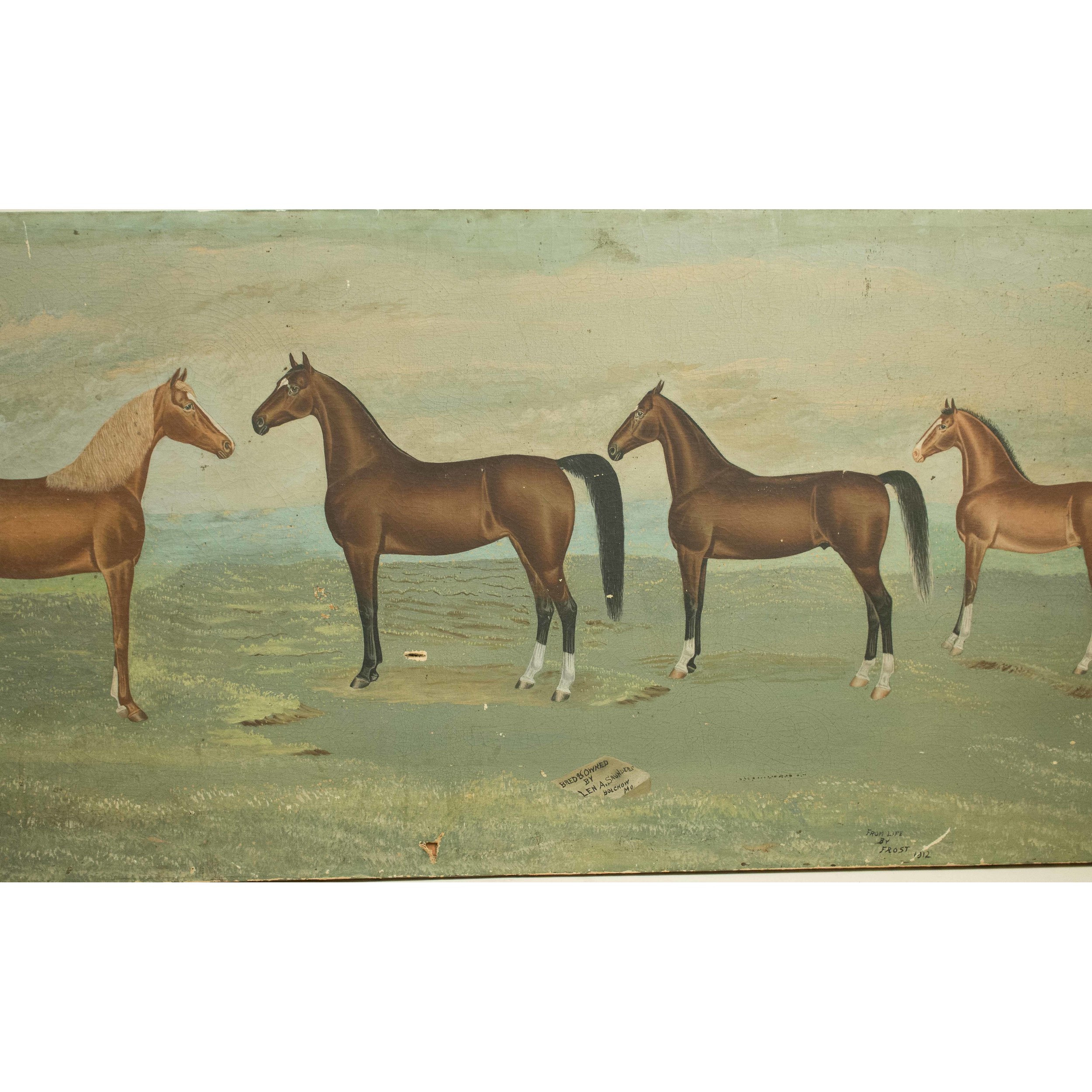Quarter Horse Painting Witherell's Auction House