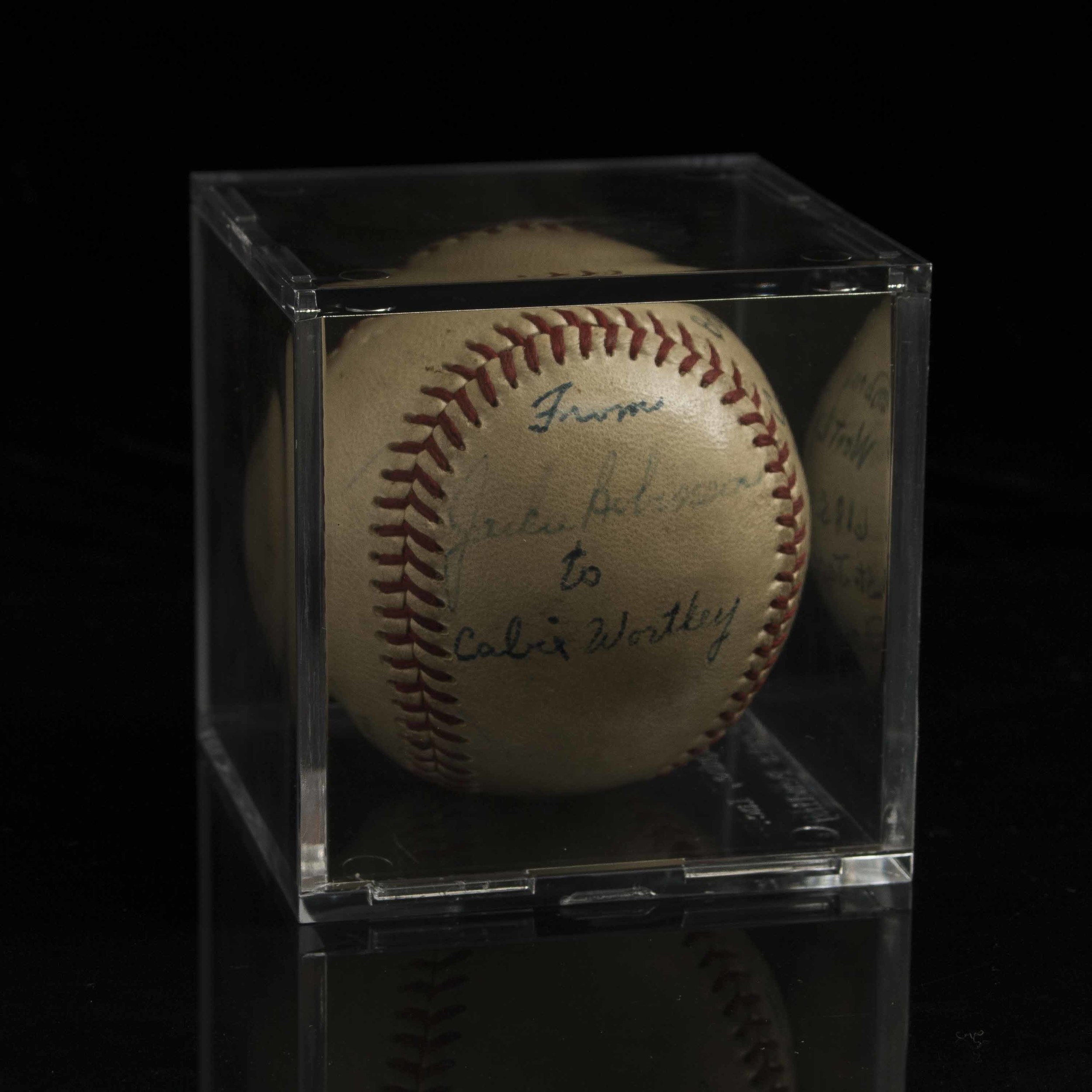 Jackie Robinson Signed Baseball, PSA Authentication