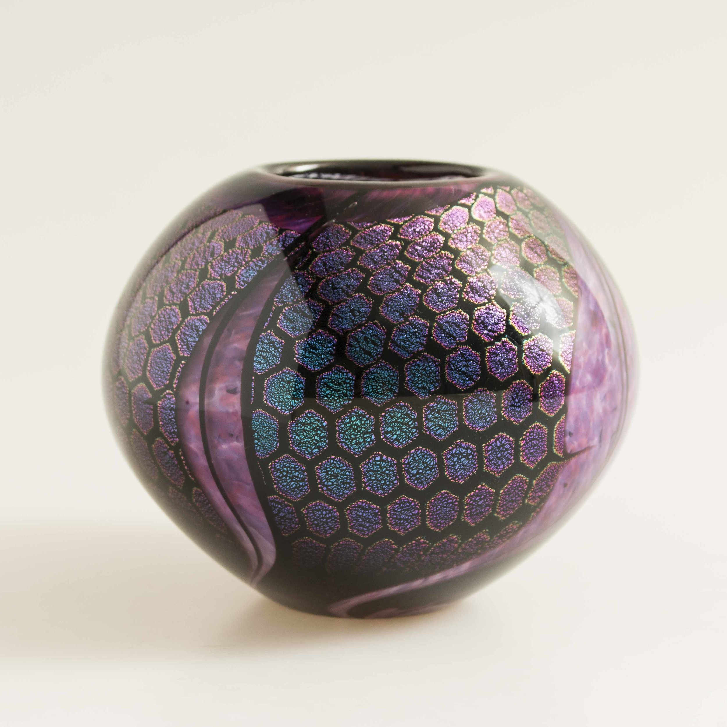 Tim Lazer (Sacramento, 20th c) Art Glass Vase Witherell's Auction House