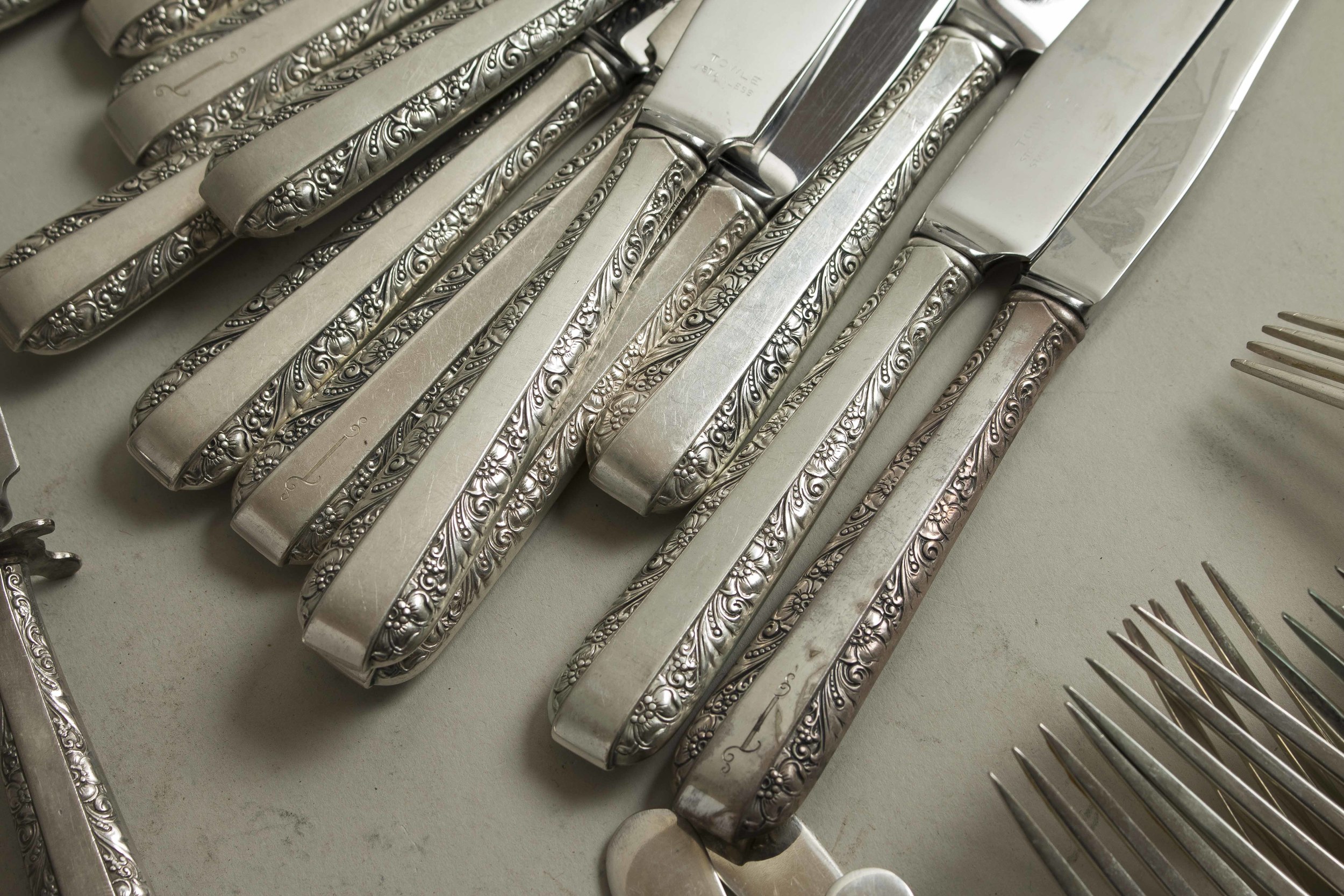 107 Piece Towle Sterling Flatware in Candlelight Pattern Witherell's