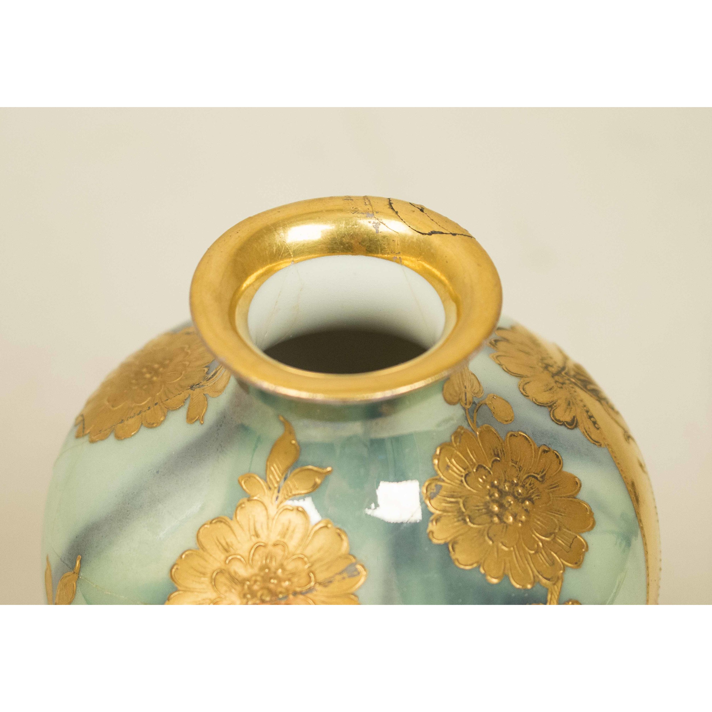 Porcelain Vase & Plate Witherell's Auction House