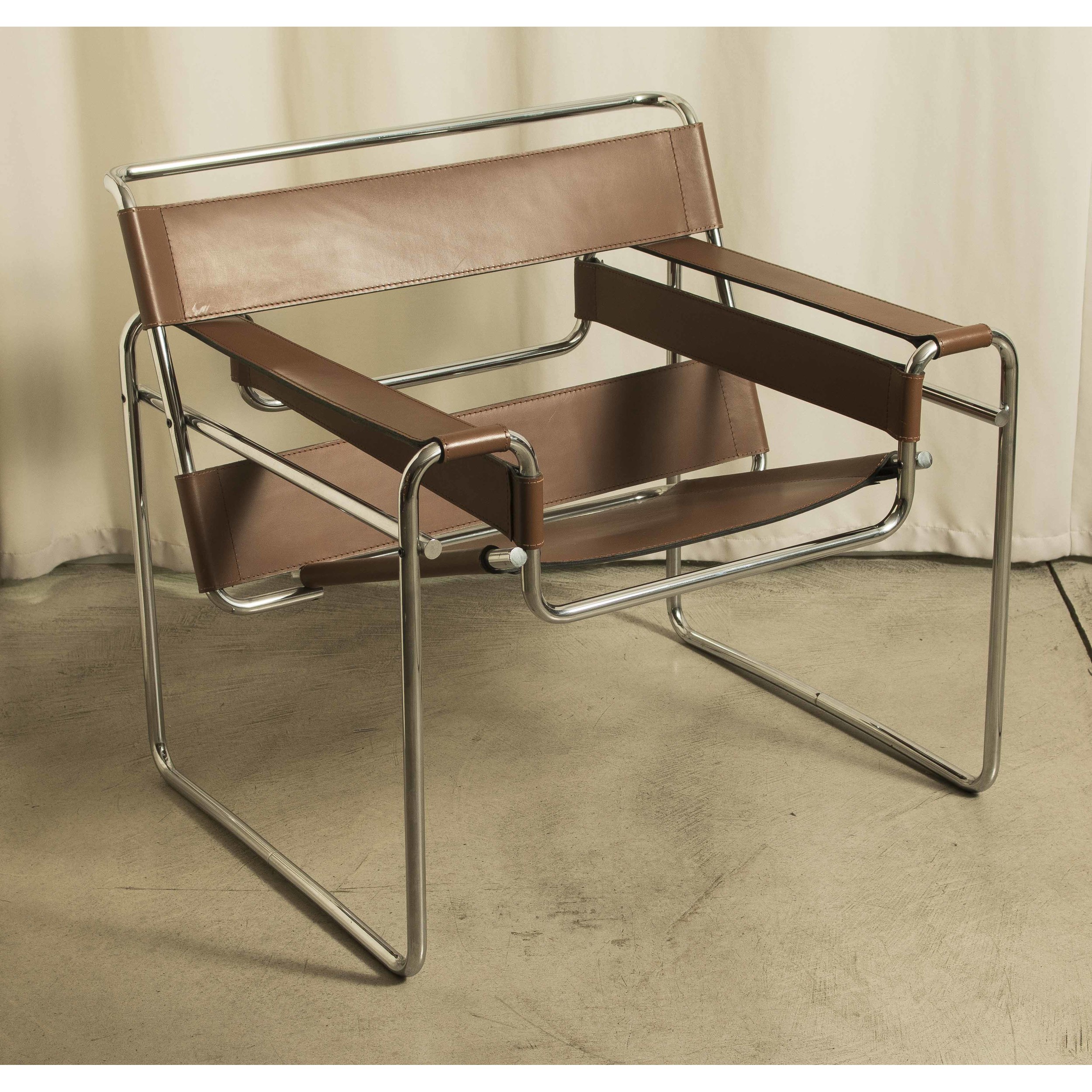 Two Marcel Breuer / Knoll "Wassily" Chairs Witherell's Auction House