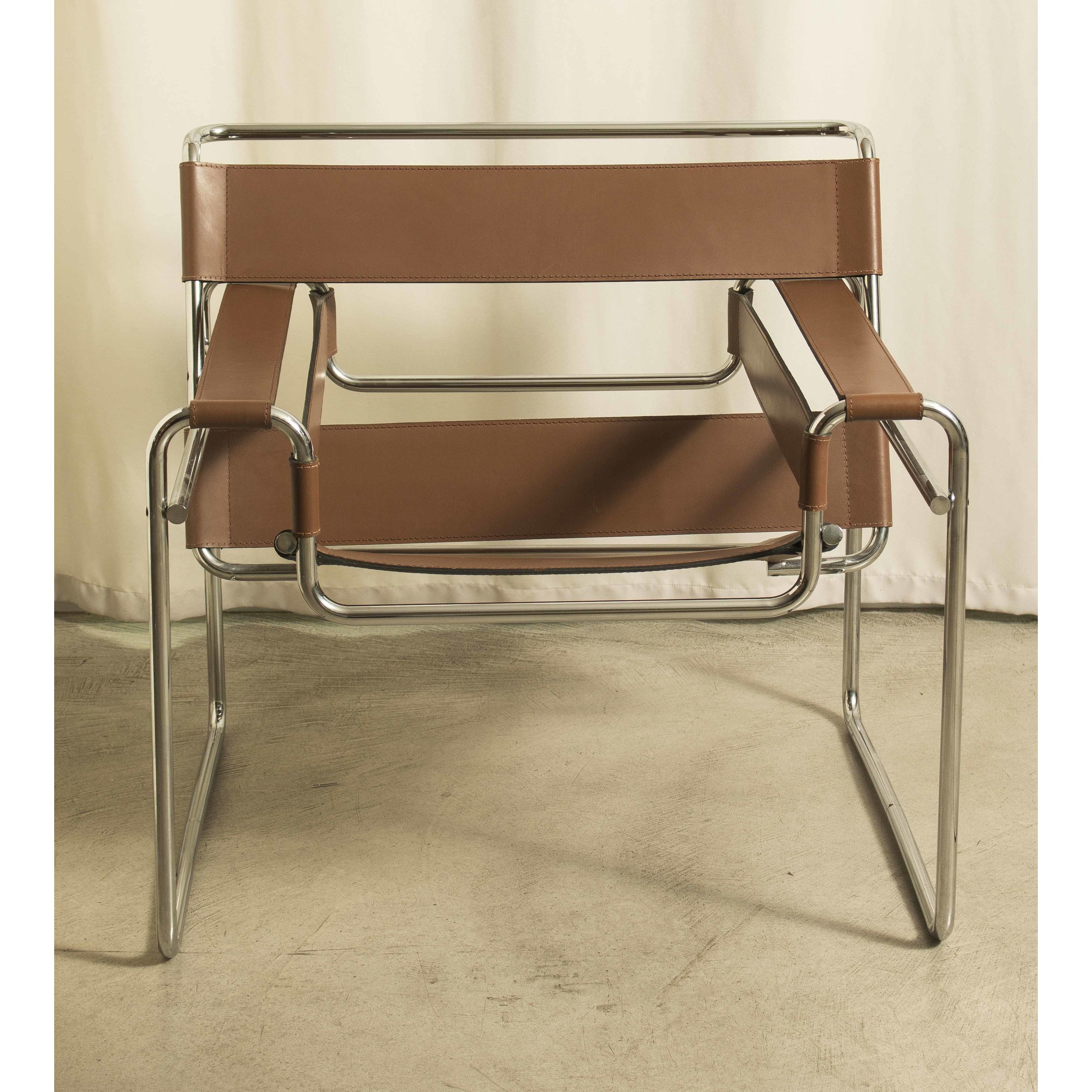 Two Marcel Breuer / Knoll "Wassily" Chairs Witherell's Auction House