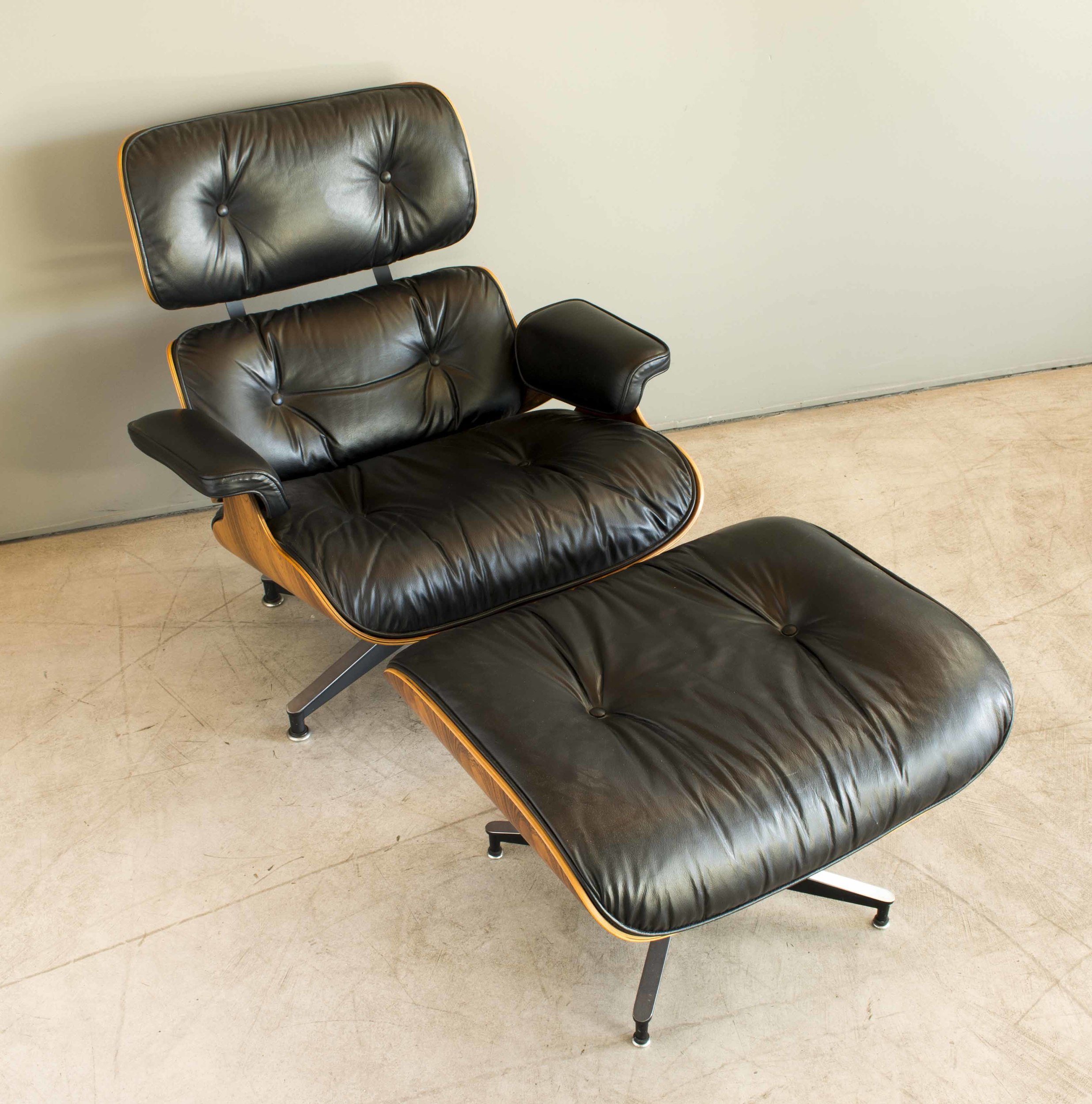 Charles and Ray Eames Designed Lounge Chair and Ottoman Witherell's