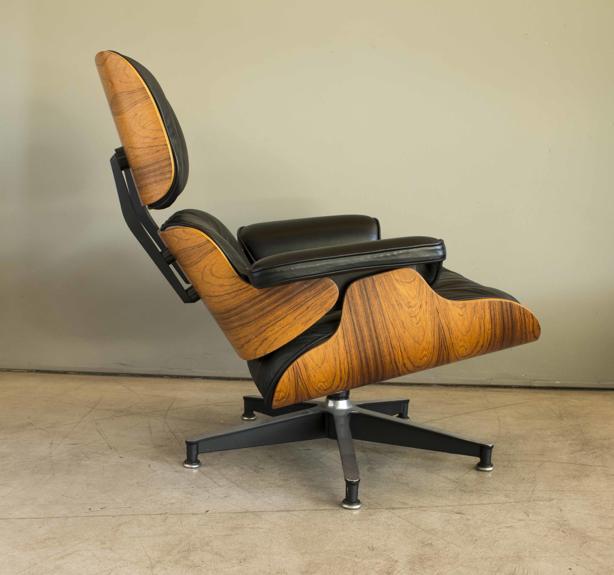 Charles and Ray Eames Designed Lounge Chair and Ottoman Witherell's