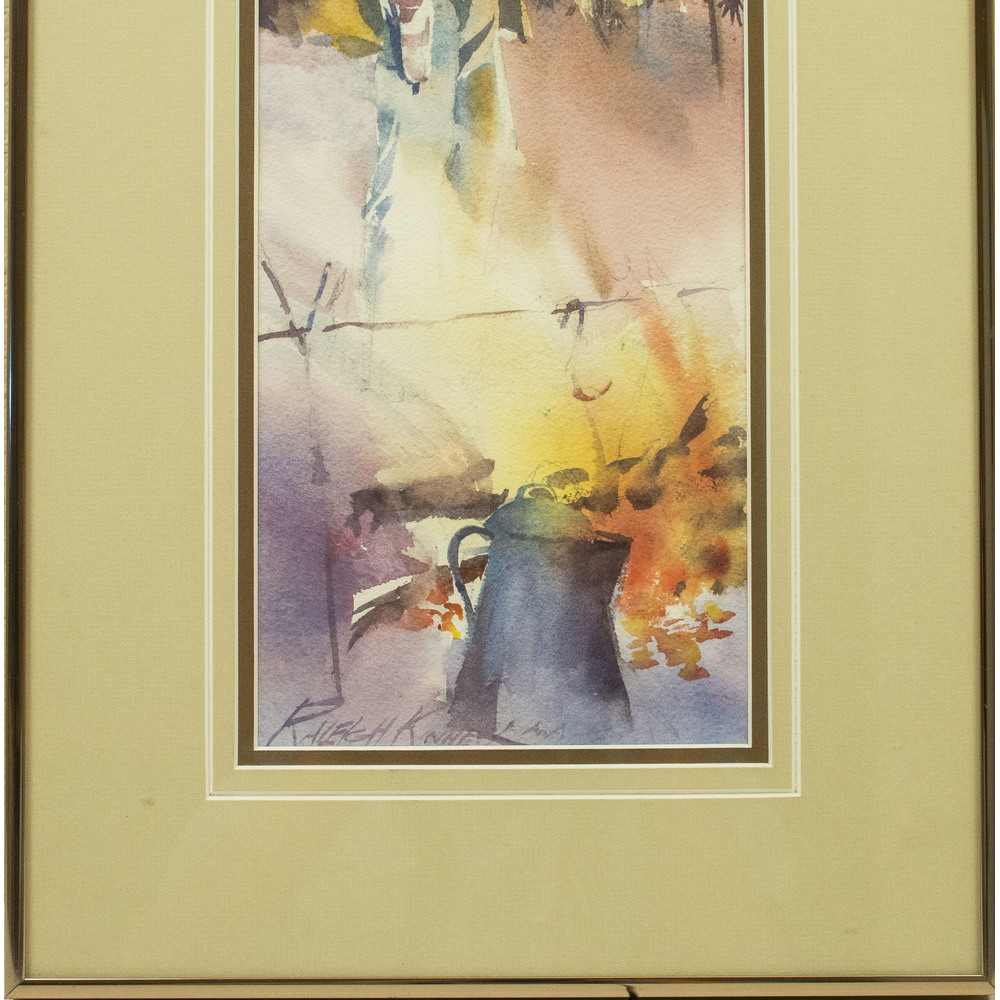 Raleigh Kinney Watercolor Witherell's Auction House