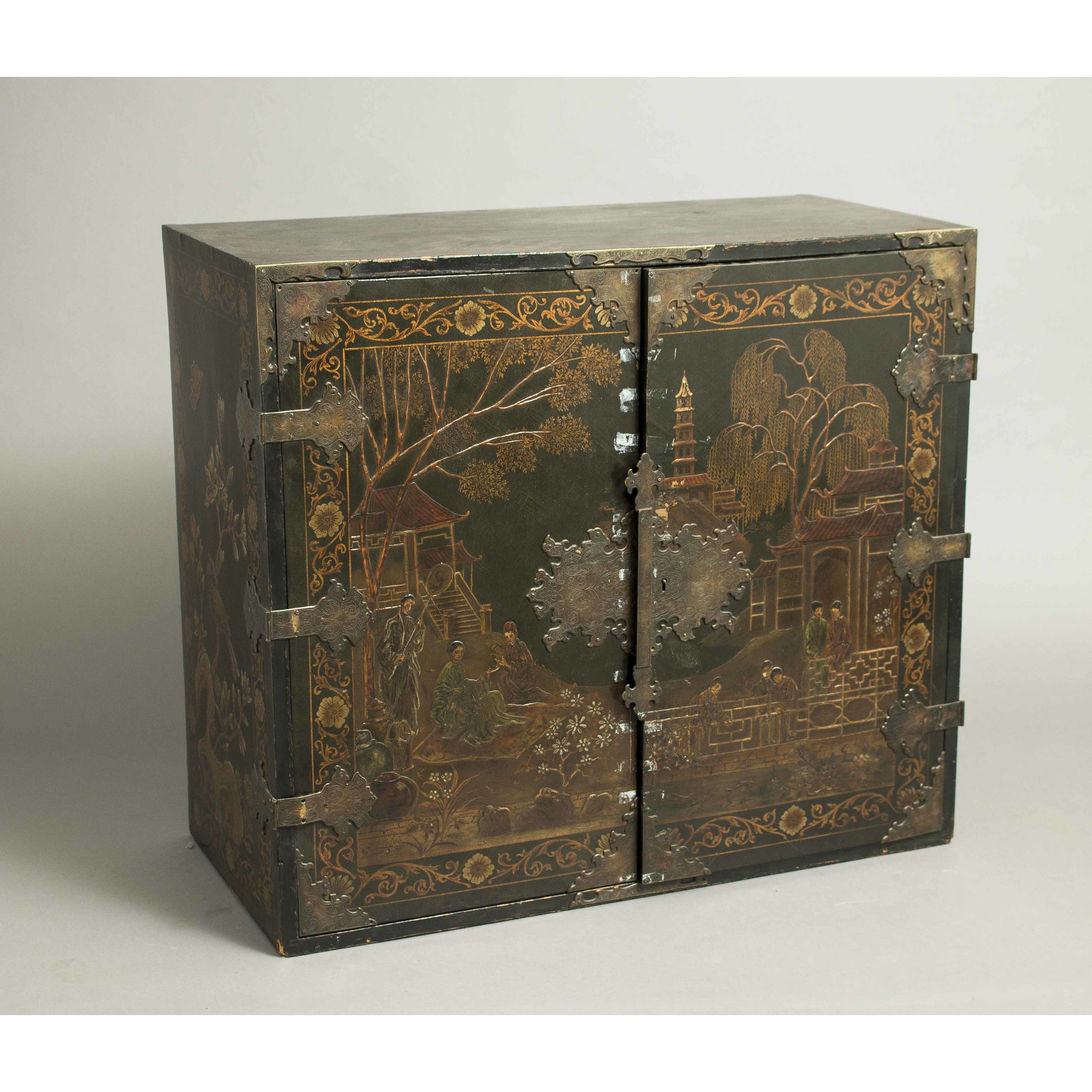 Chinoiserie Lacquer Chest Witherell's Auction House