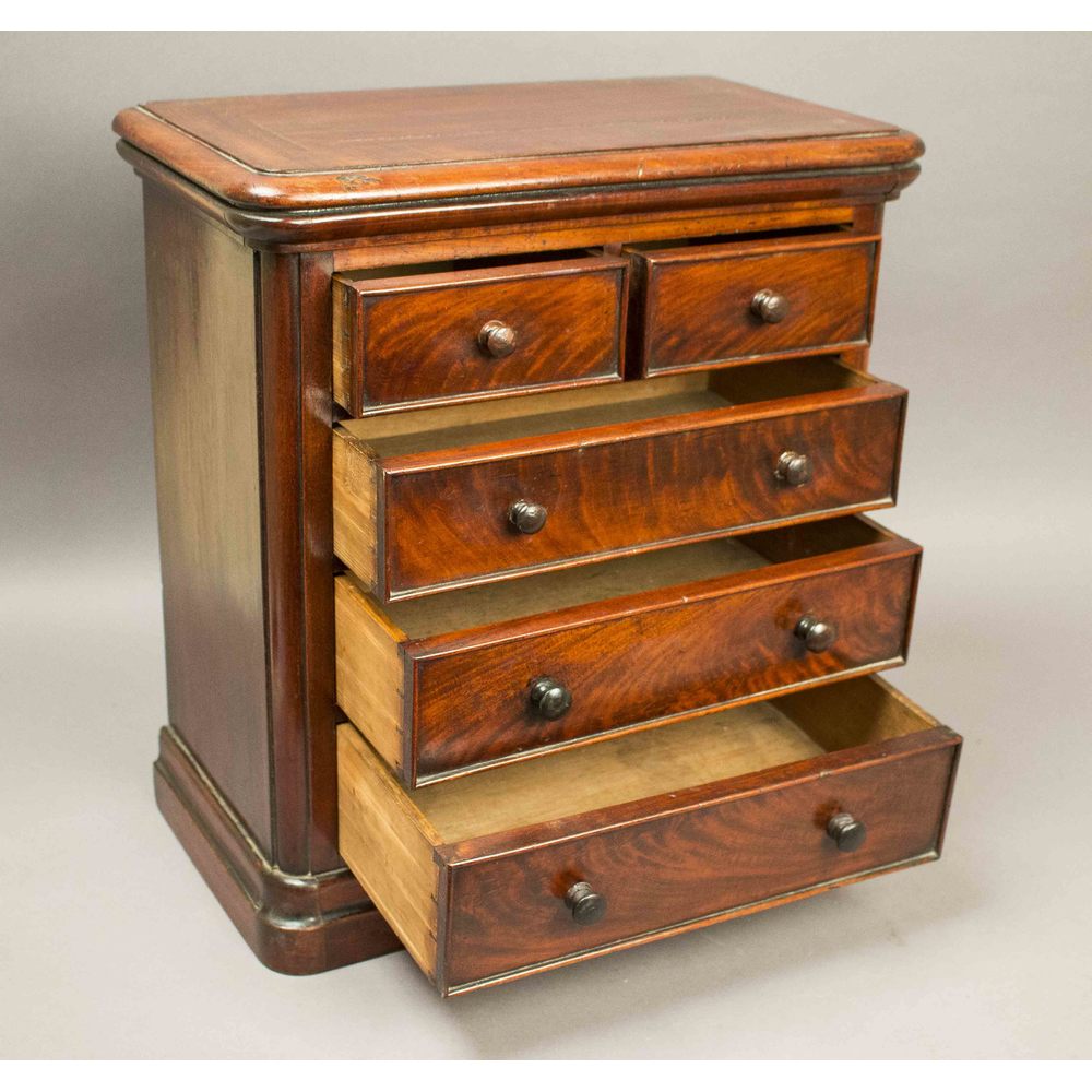 Small Chest of Drawers, Salesman's Sample Witherell's Auction House