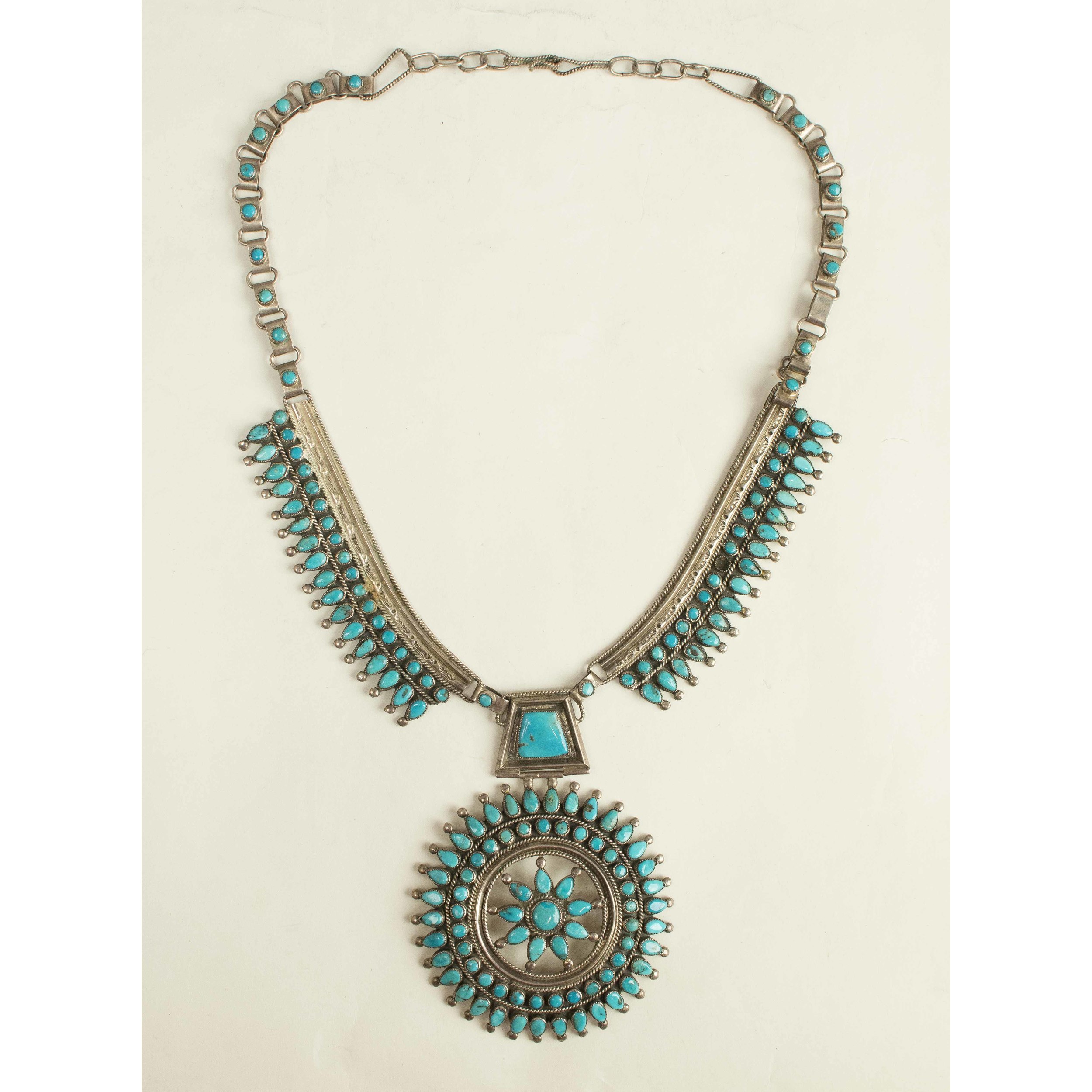 Zuni Turquoise Necklace Witherell's Auction House