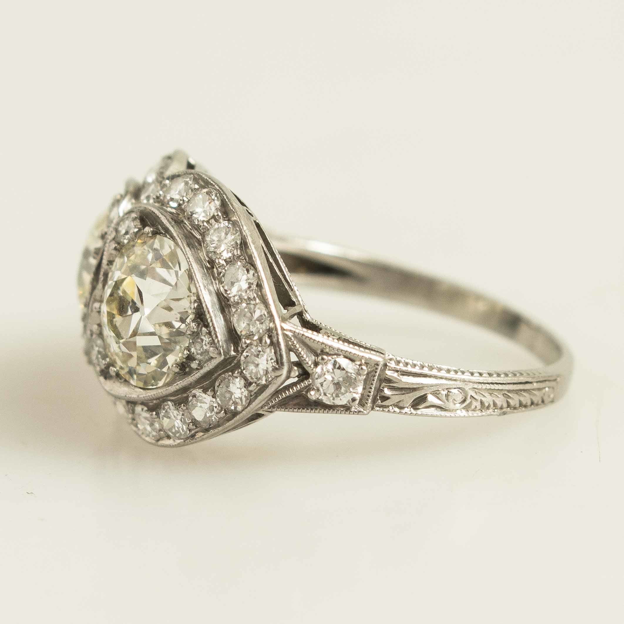 Diamond Platinum Ring Witherell's Auction House