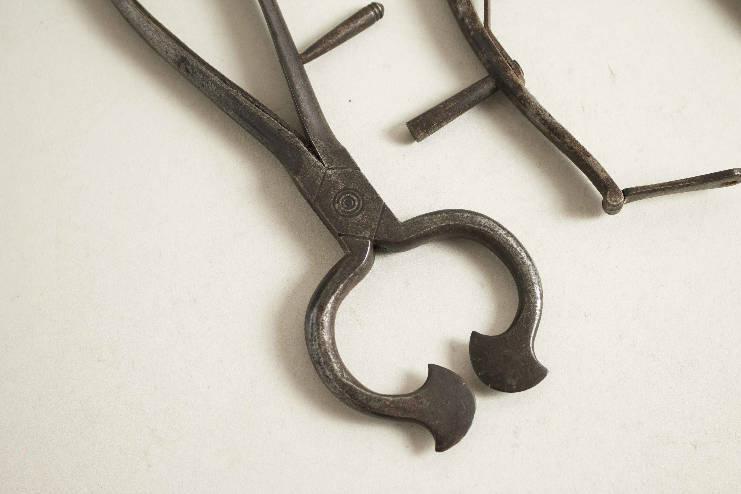 Two English 18th c. Sugar Nippers Witherell's Auction House