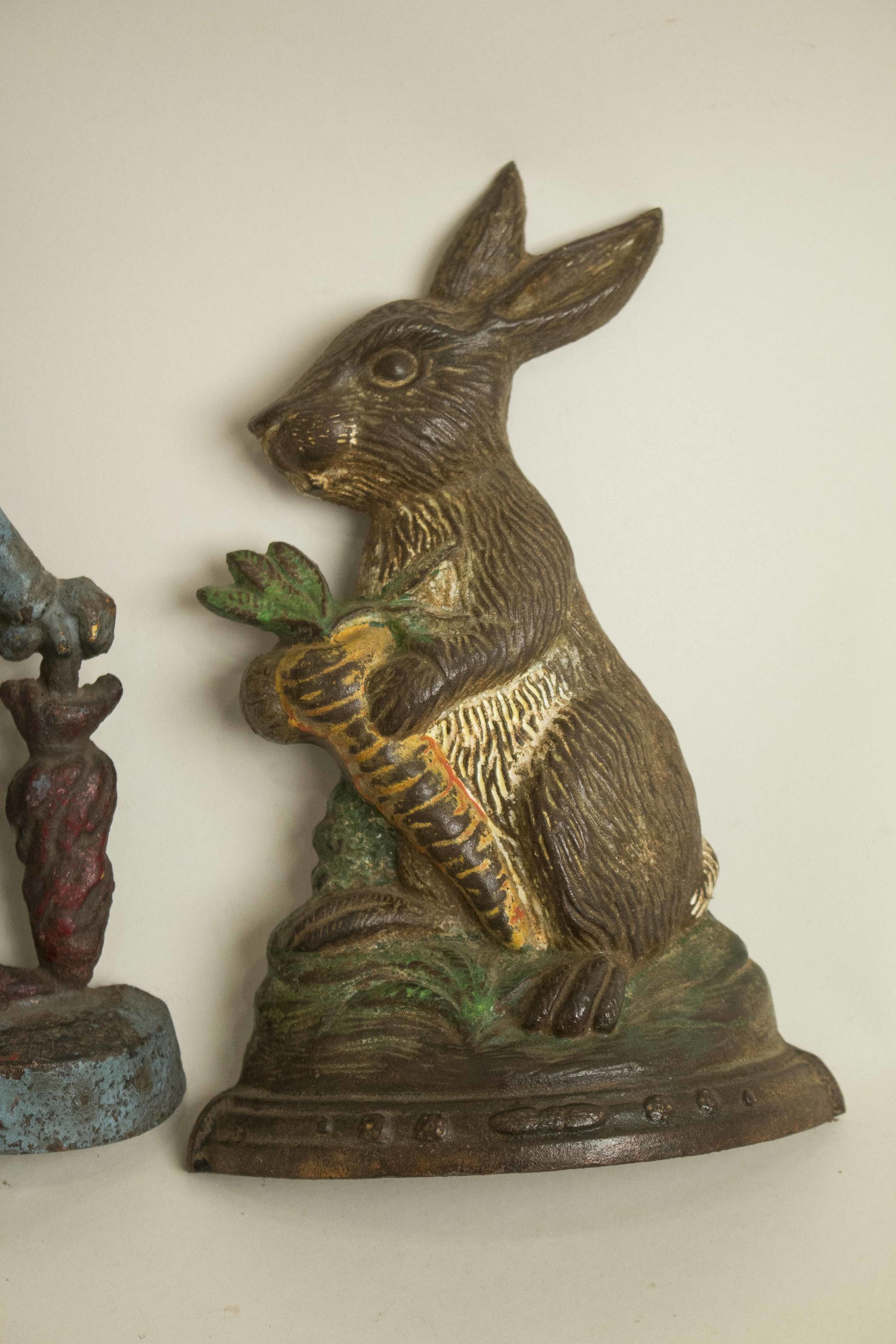 Two Cast Iron Doorstops Witherell's Auction House