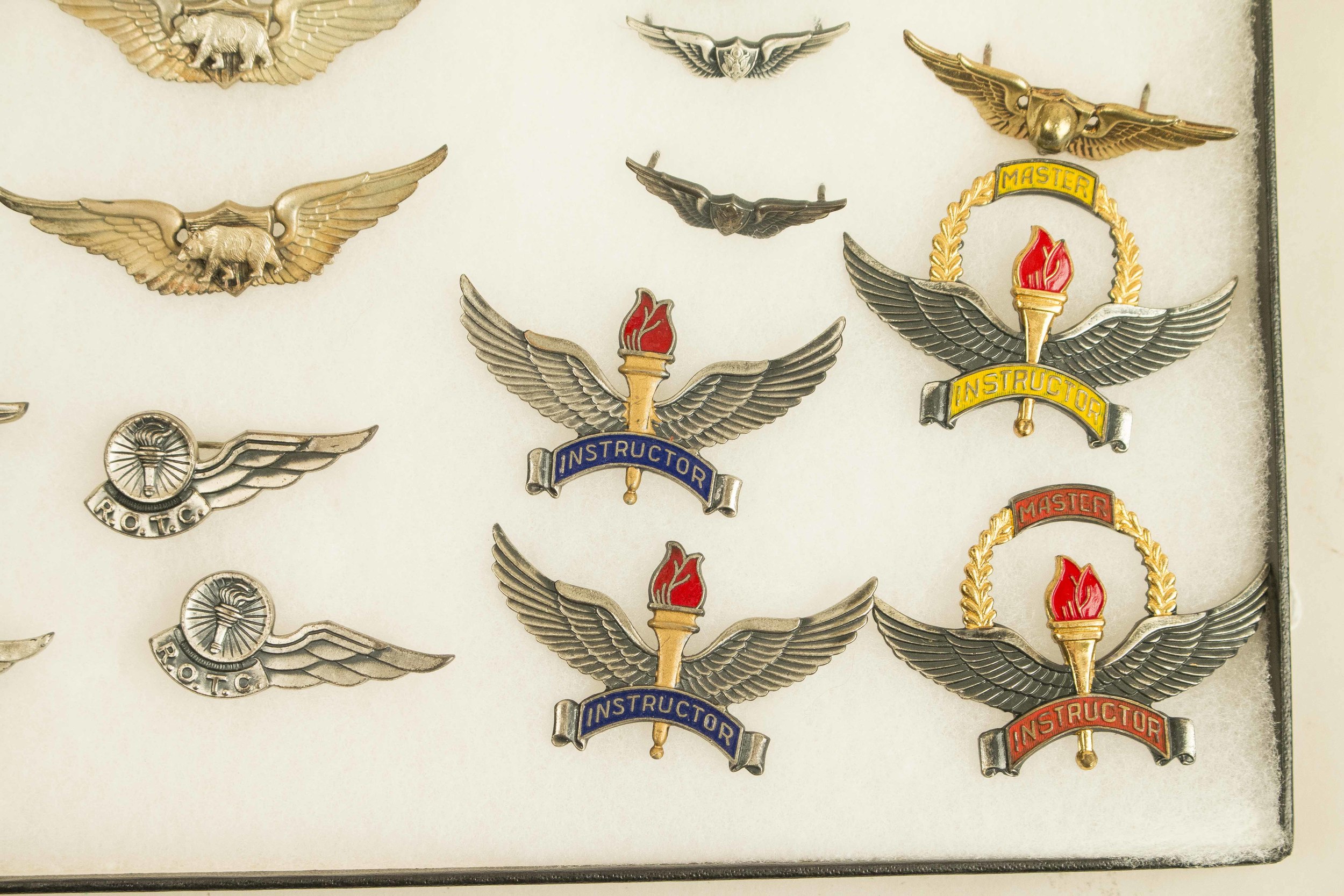US Army, ROTC, and Calif. National Guard Wings and Badges Witherell's