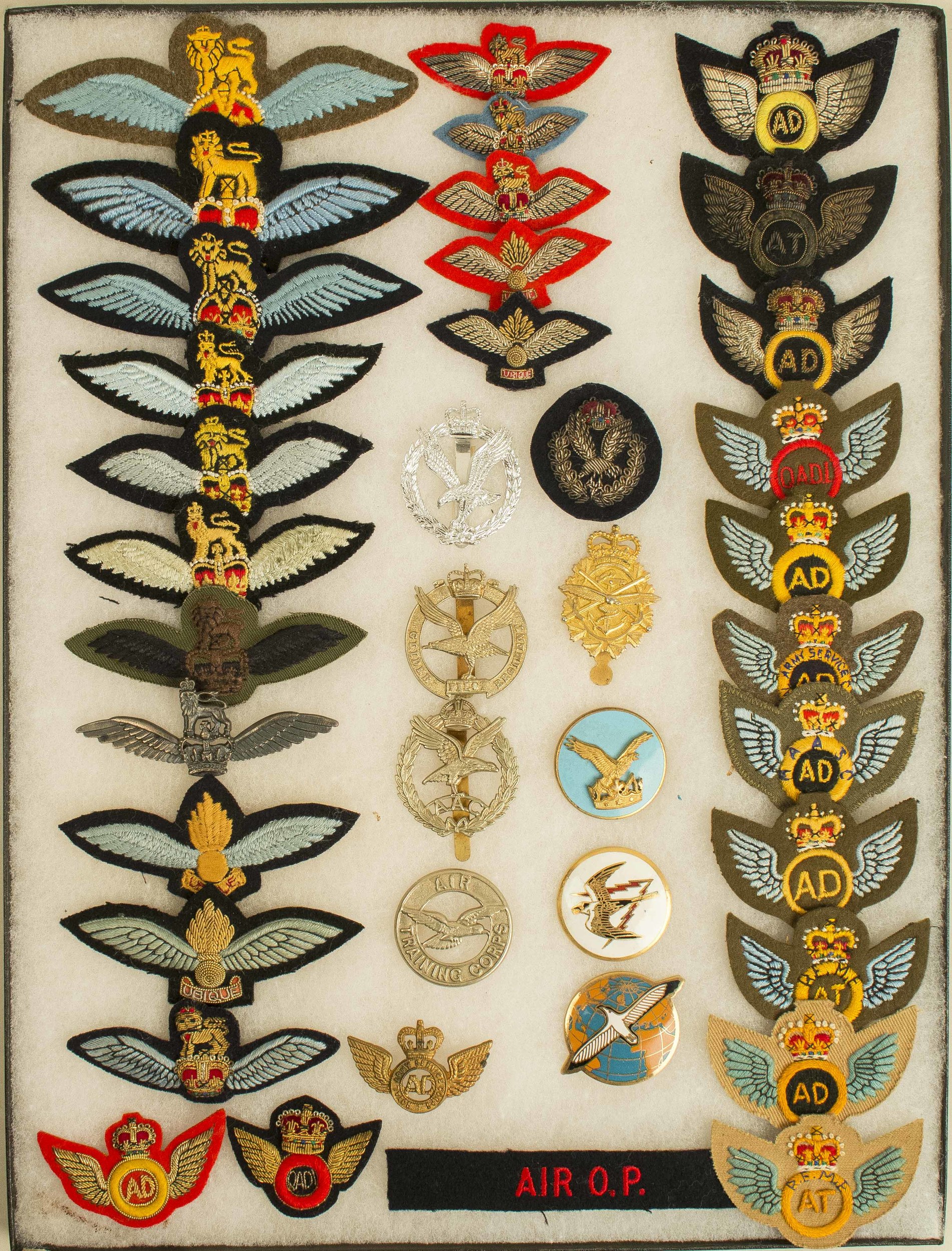 Collection of Scarce British Army Glider and Pilot Wings and Badges