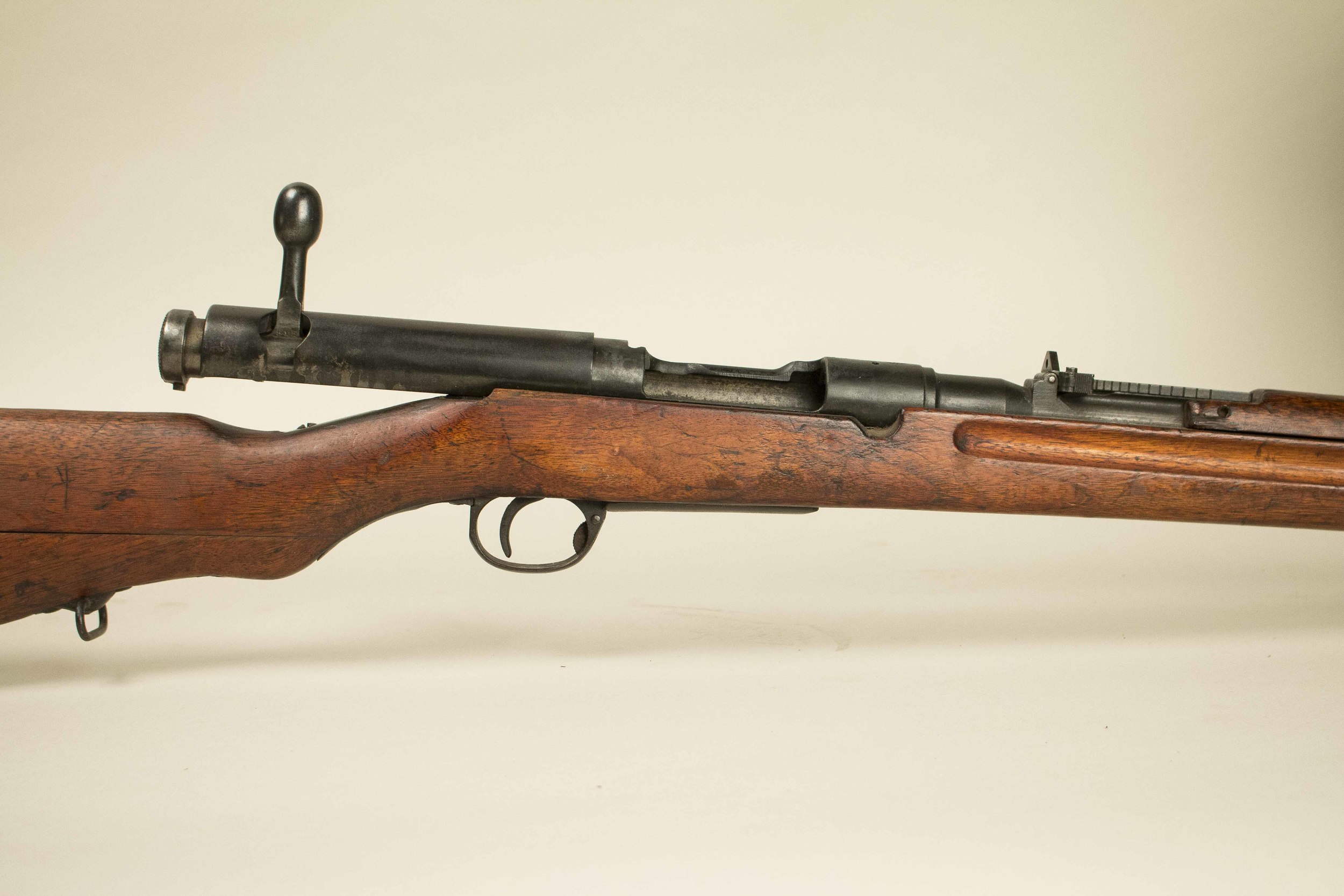 Arisaka Rifle Type 38, Long Rifle, with dust cover, and Imperial