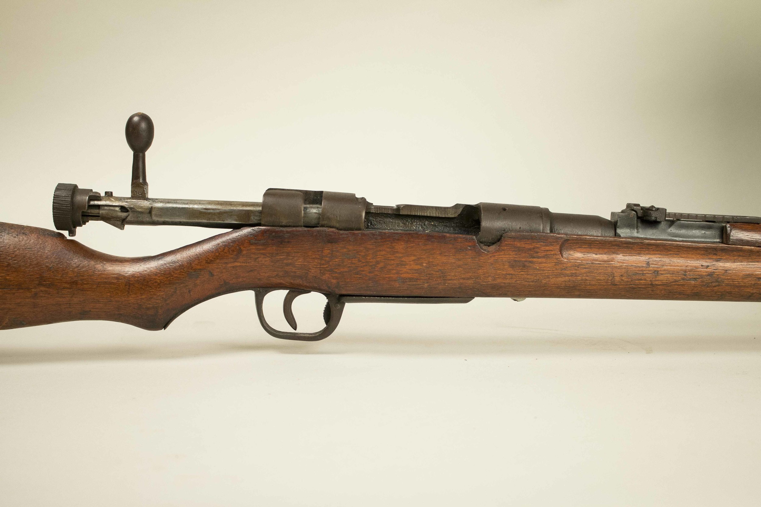 Arisaka Rifle Type 38, no Chrysanthemum stamp. Witherell's Auction House