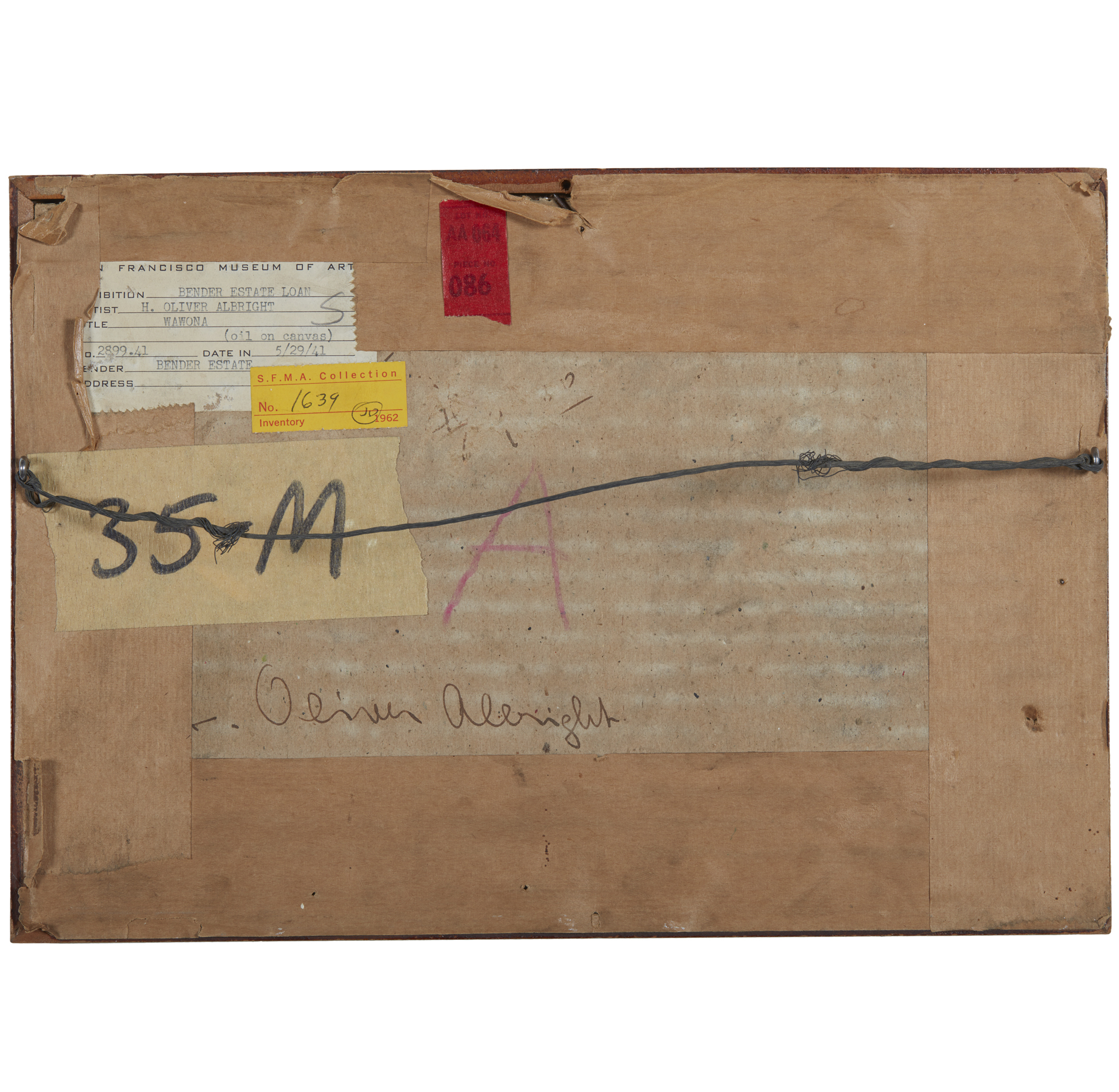 Attrib. to Herman Oliver Albright (18761944) Painting, "Wawona" Witherell's Auction House