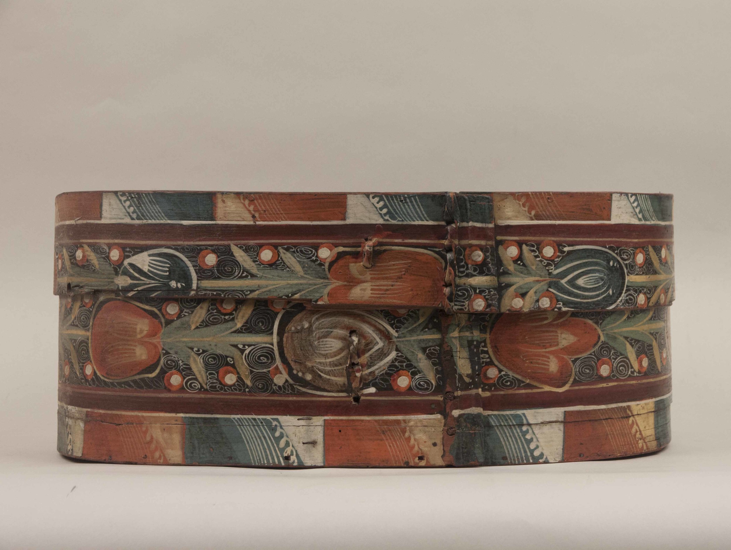 Antique Scandinavian Bride's Box Witherell's Auction House