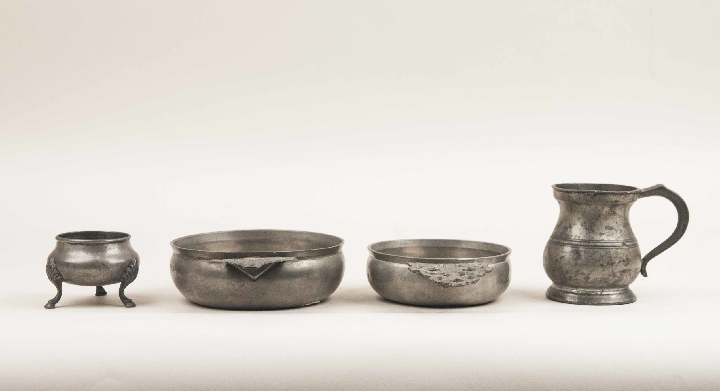 Assorted Pewter Items Witherell's Auction House