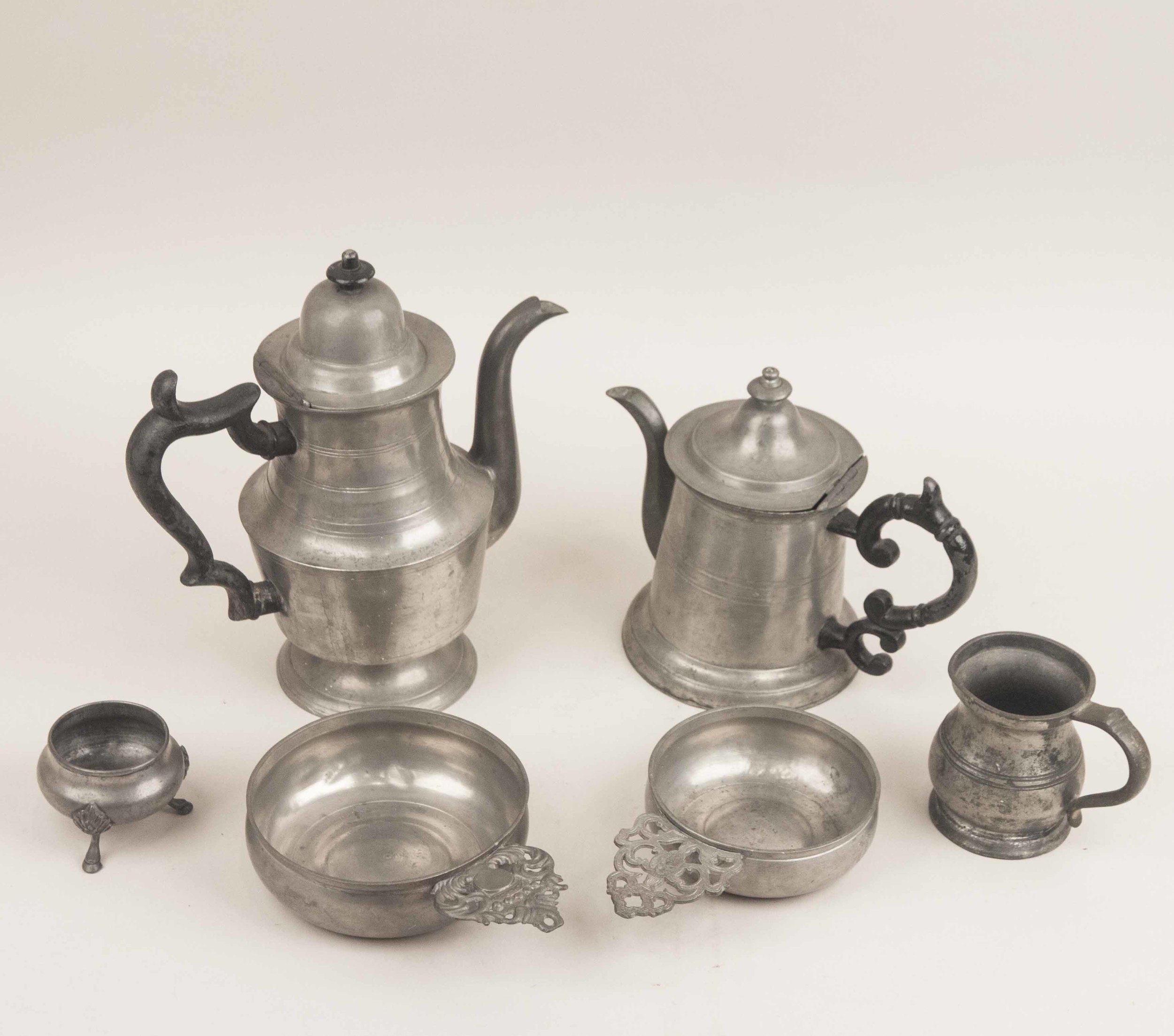 Assorted Pewter Items Witherell's Auction House